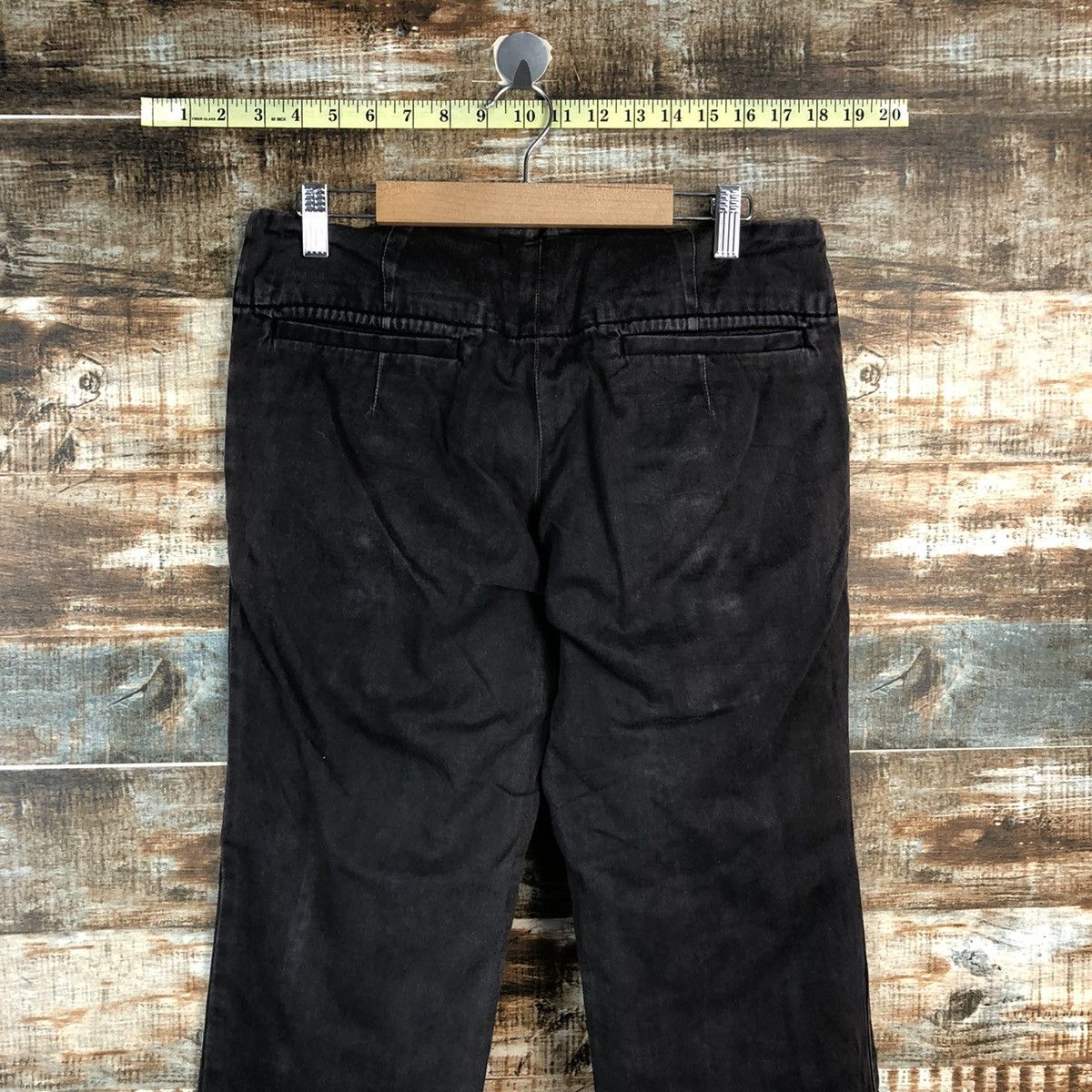 Japanese Brand × Vintage DL Homspun made in japan Dark Blue Casual Pants #C096 Size US 28 / EU 44 - 11 Thumbnail