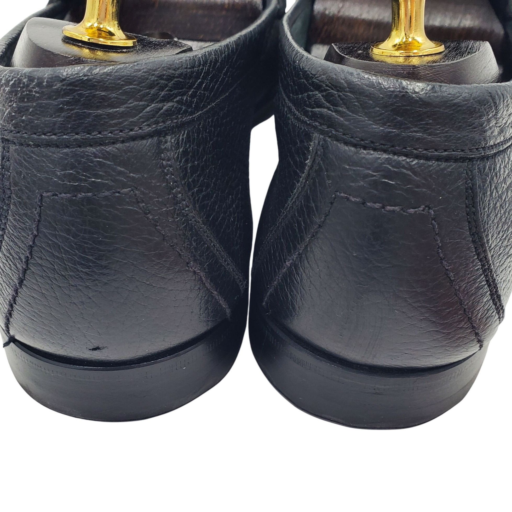 Bally Bally Switzerland Callan Men's size 12 Black Pebble Leather Size US 12 / EU 45 - 4 Thumbnail