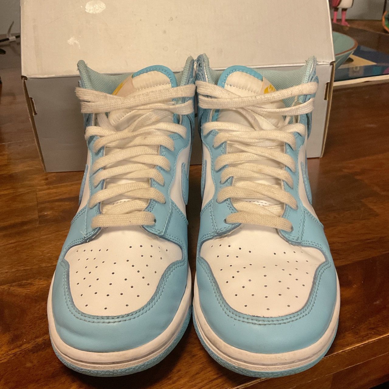 Nike Nike Dunk High- Blue Chill Size US 7 / EU 40 - 2 Thumbnail