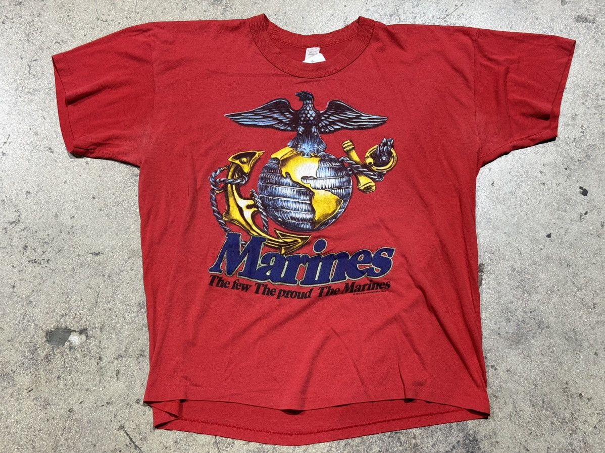 Vintage 1993 Marines The Few The Proud Tee - Red Size XXL Size US XXL / EU 58 / 5 - 1 Preview