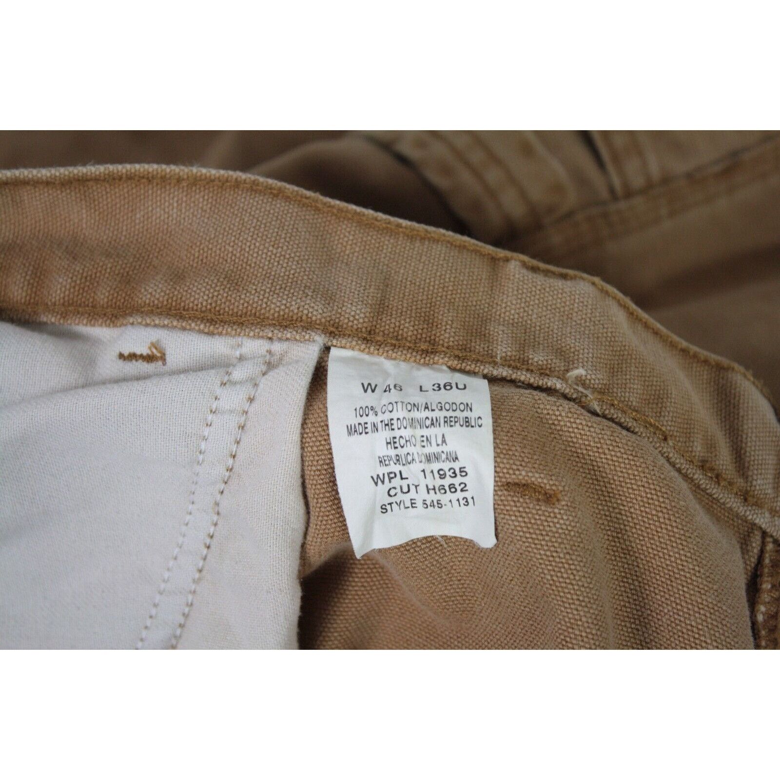 Big Mac BIG MAC Carpenter Work Pants Tan Duck Canvas Utility 46x36 Size US 44 / EU 60 - 9 Thumbnail