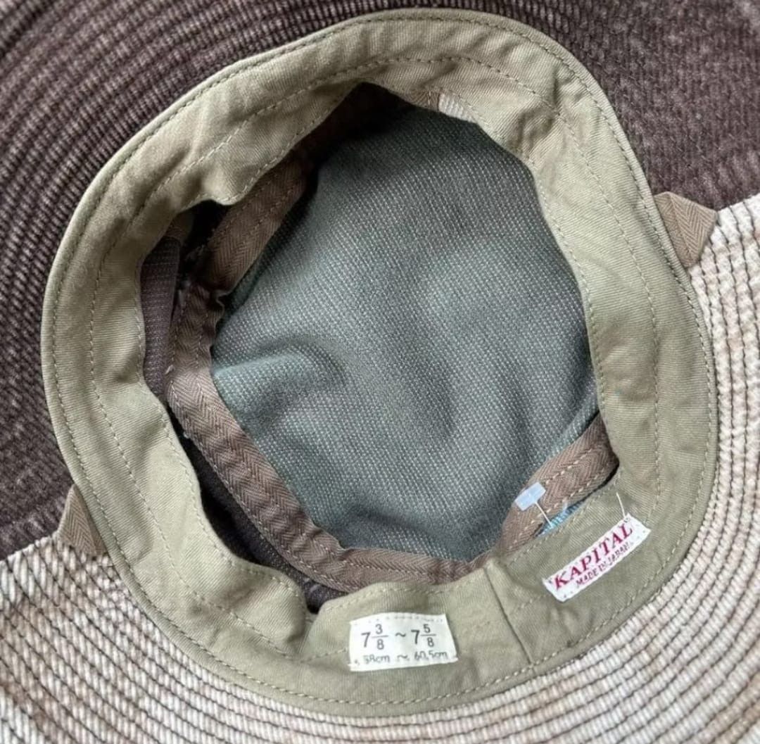 Kapital Kapital Colorblock Patchwork Bucket hats Size ONE SIZE - 10 Thumbnail