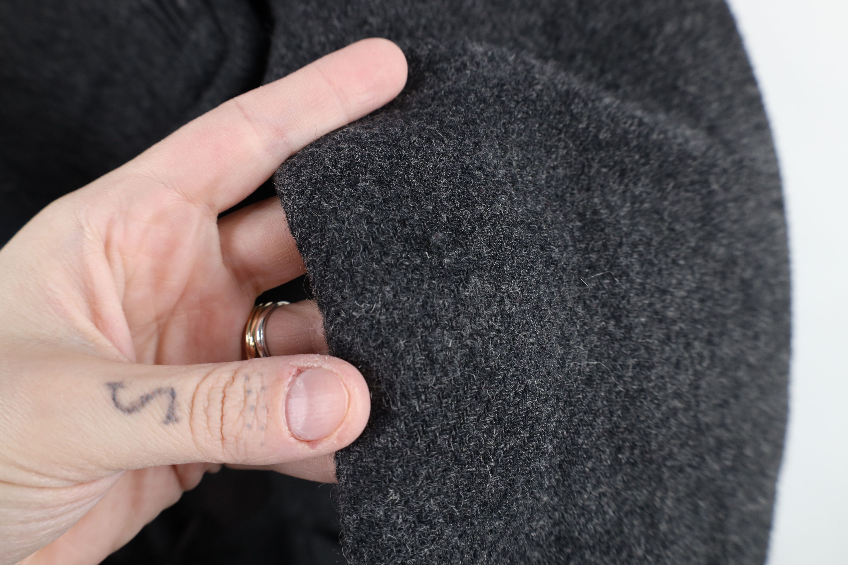 Banana Republic × Vintage Banana Republic Wool Blend Button Full Zip Jacket Gray Size M / US 6-8 / IT 42-44 - 4 Thumbnail