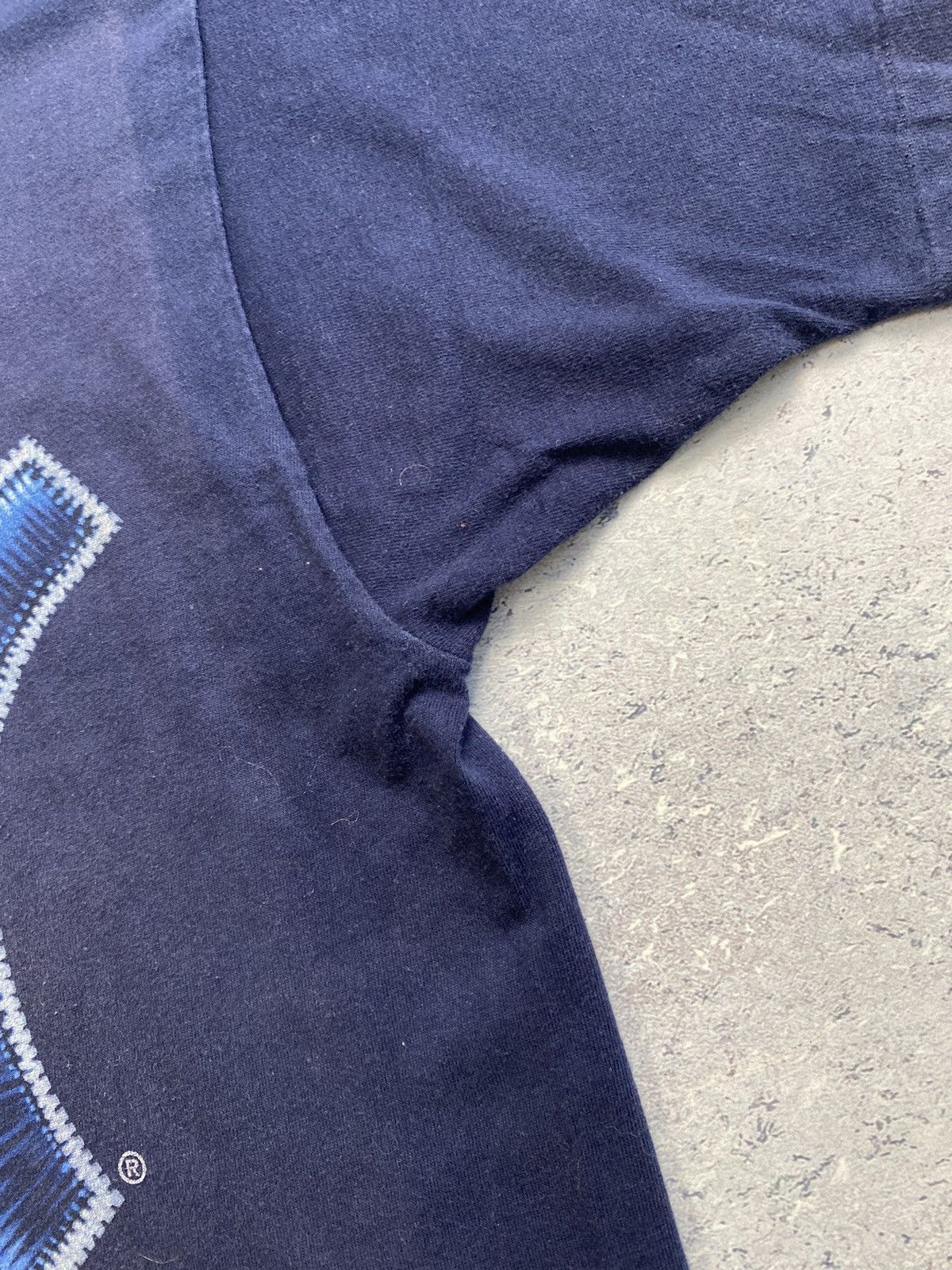 New York Yankees × Vintage Vintage New York Yankees Blue T-Shirt 1996 Big Centre Logo Size US L / EU 52-54 / 3 - 11 Thumbnail