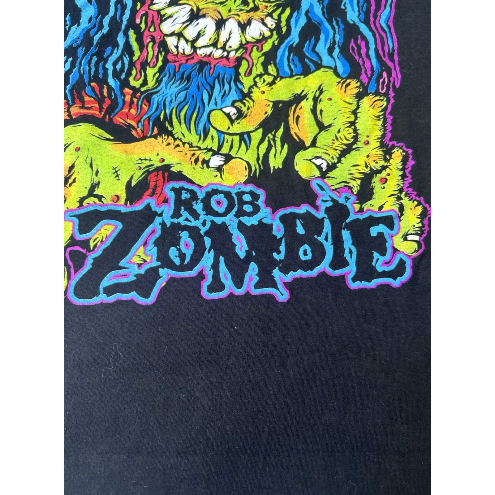 Vintage VINTAGE Rob Zombie Freaks On Parade Tour Shirt Medium Black Graphic Print Monster Face Zombies Shirt Mens Size US M / EU 48-50 / 2 - 4 Thumbnail