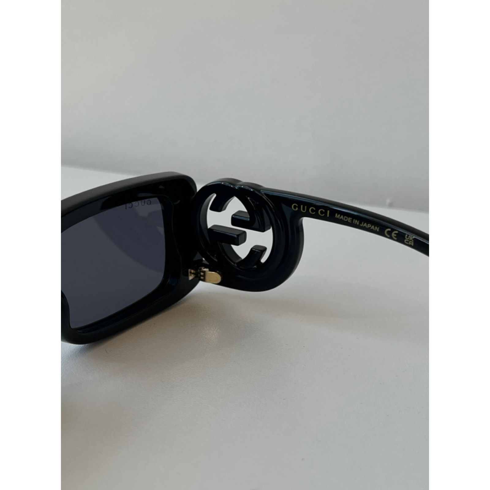 Gucci NEW Gucci GG1325S Slim Black Logo Sunglasses Size ONE SIZE - 15 Thumbnail
