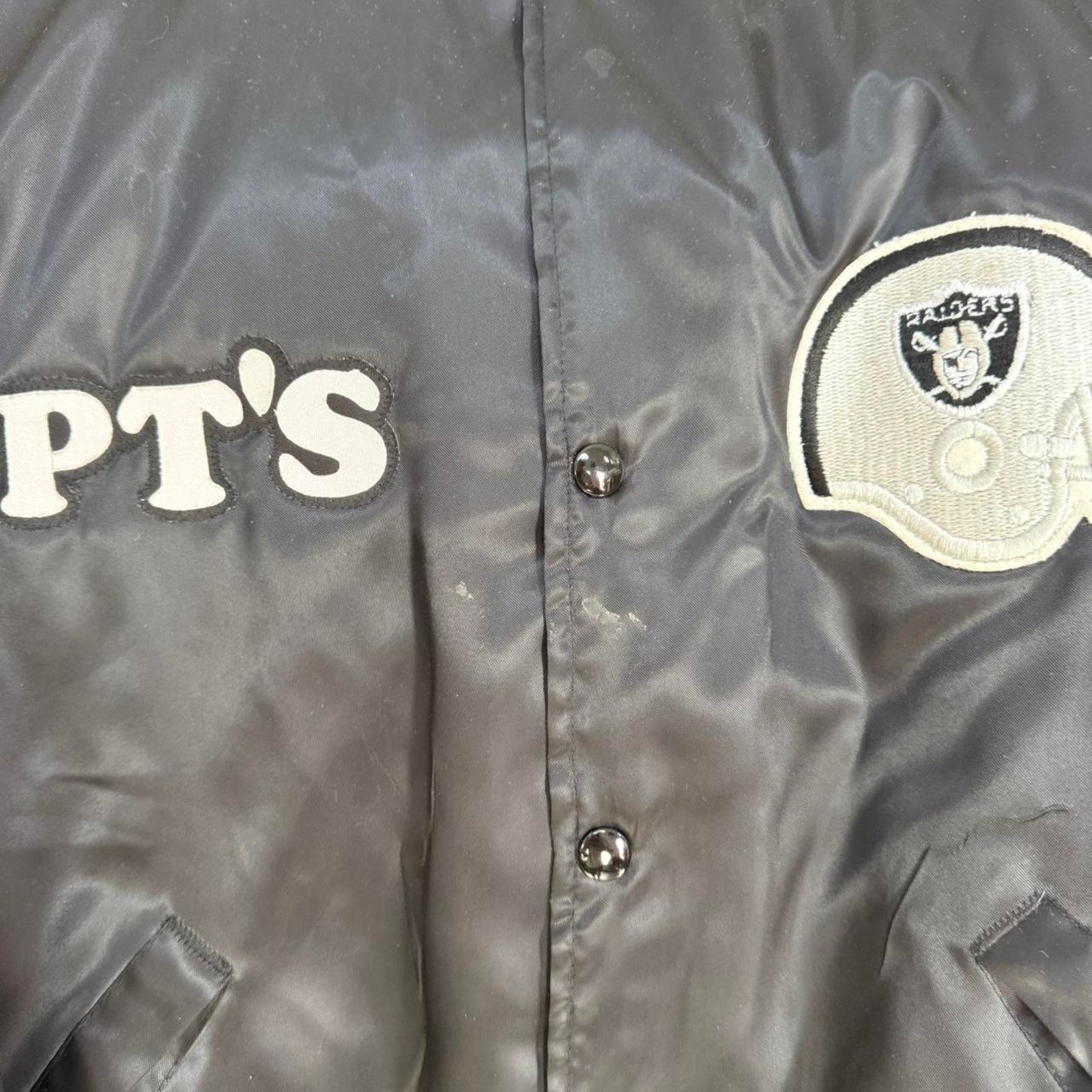 Chalk Line Vintage 90s Raiders Chalk Line Satin Style Jacket Size US XL / EU 56 / 4 - 7 Thumbnail