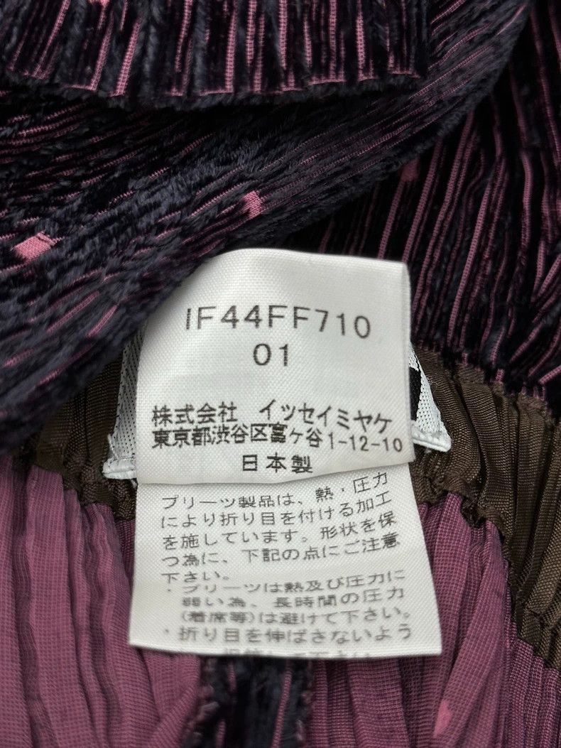 Issey Miyake Issey Miyake size:1 Purple velvet polka dot pleated pants Size 31" - 4 Thumbnail