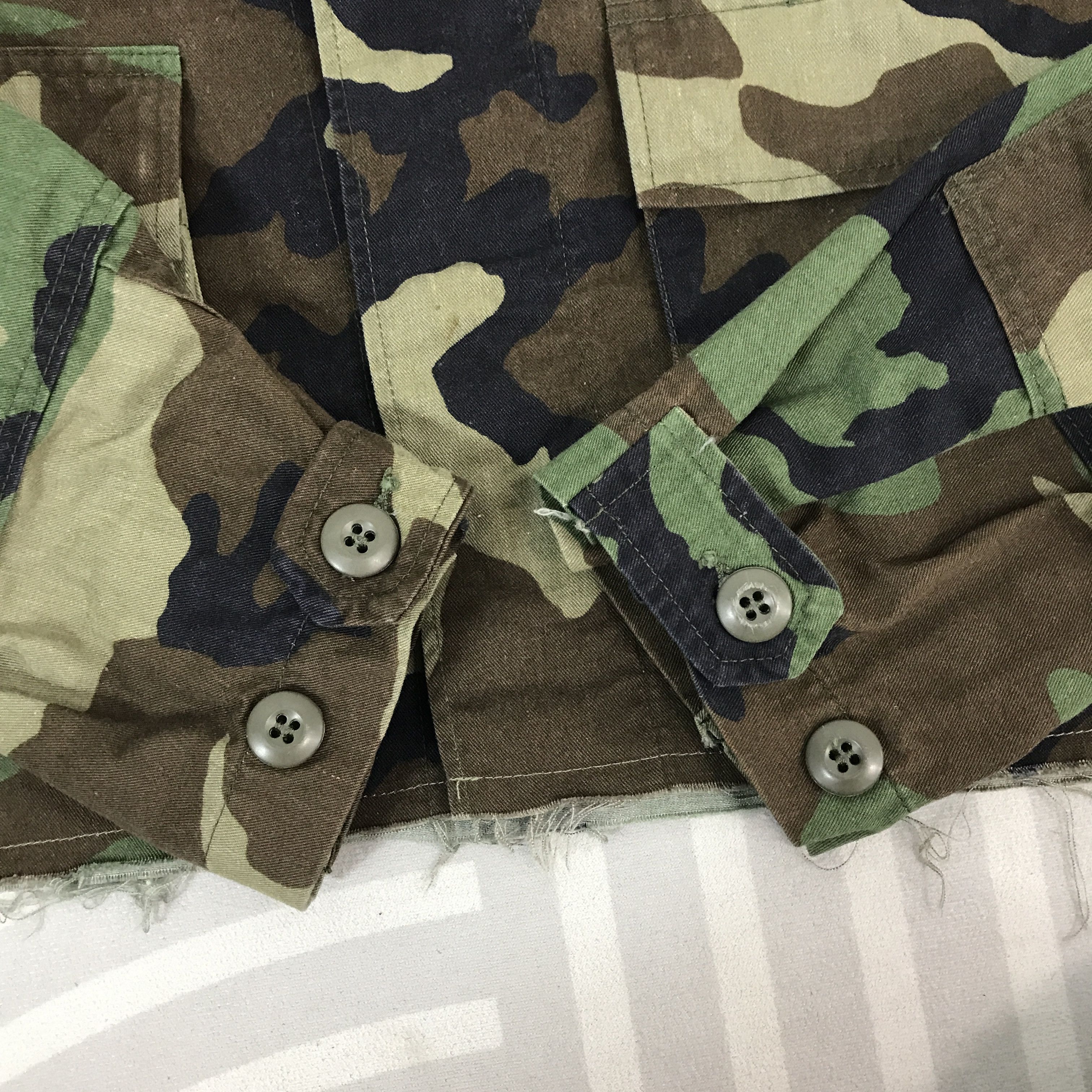 Other Vintage USMC Us Army Camo Cropped Style Jacket Size US L / EU 52-54 / 3 - 7 Thumbnail