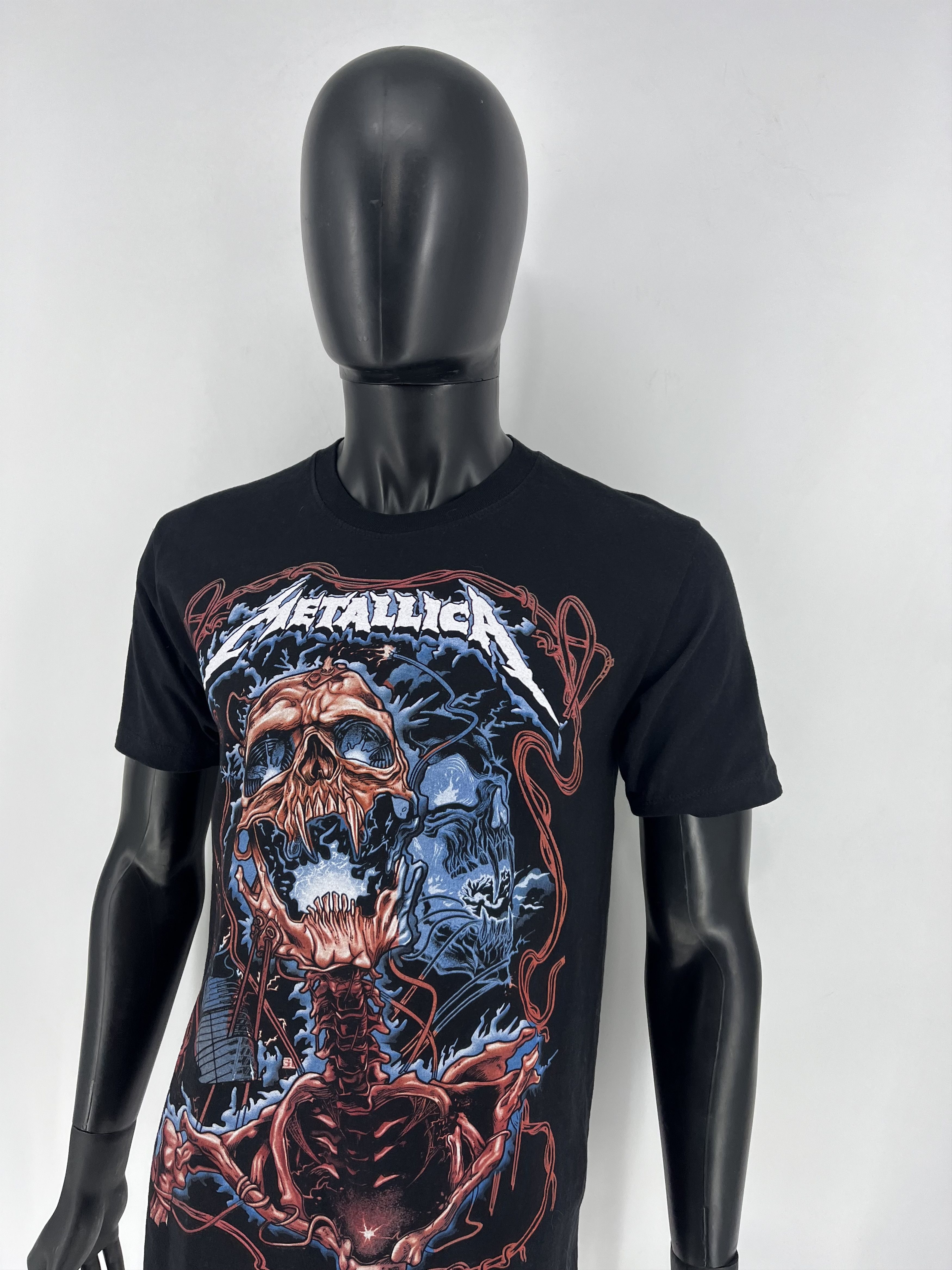 Band Tees × Vintage Vintage 90s Metallica Birmingham England Concert TShirt Size US M / EU 48-50 / 2 - 4 Thumbnail