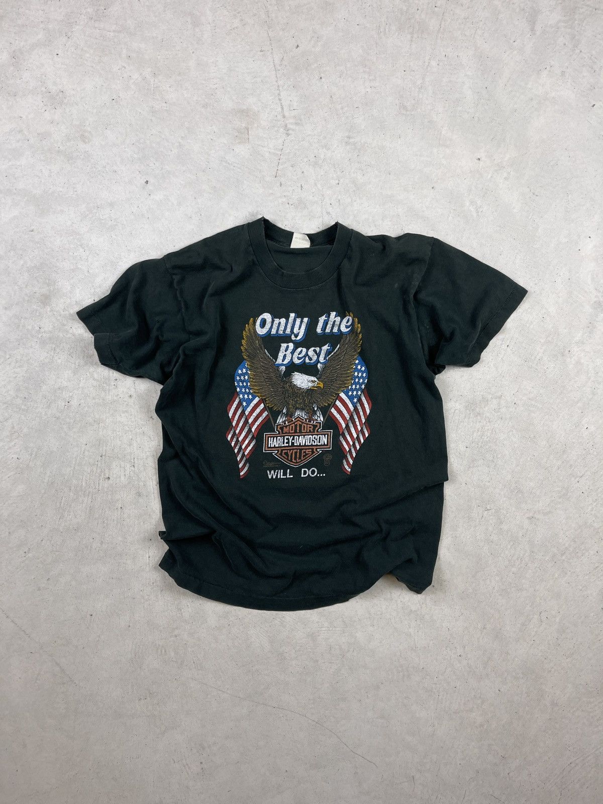 Vintage 1980s Harley Davidson Palm Springs FL Tee Size US L / EU 52-54 / 3 - 2 Thumbnail