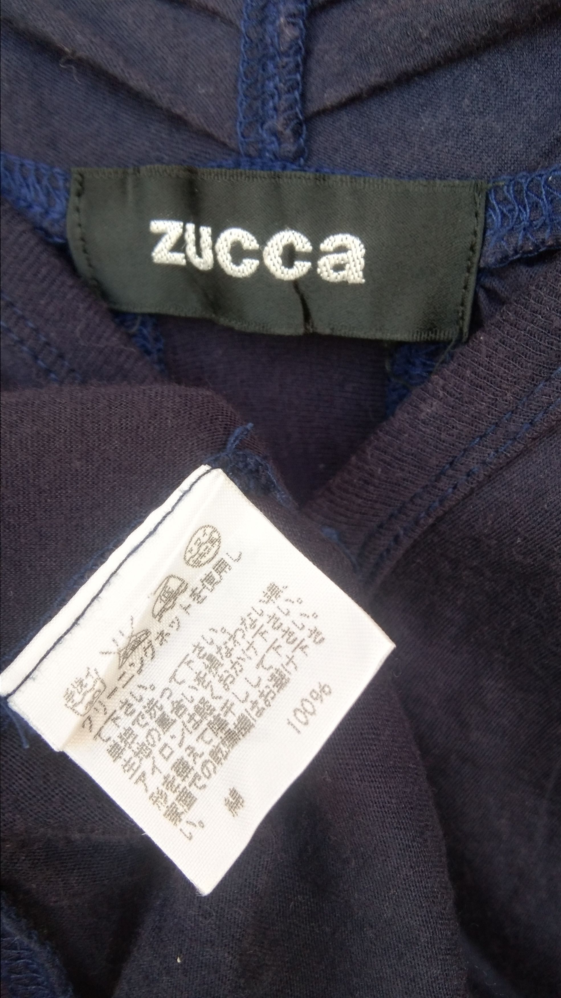Japanese Brand × Zucca Zucca batwing navy outer/cardigan Size M / US 6-8 / IT 42-44 - 7 Thumbnail