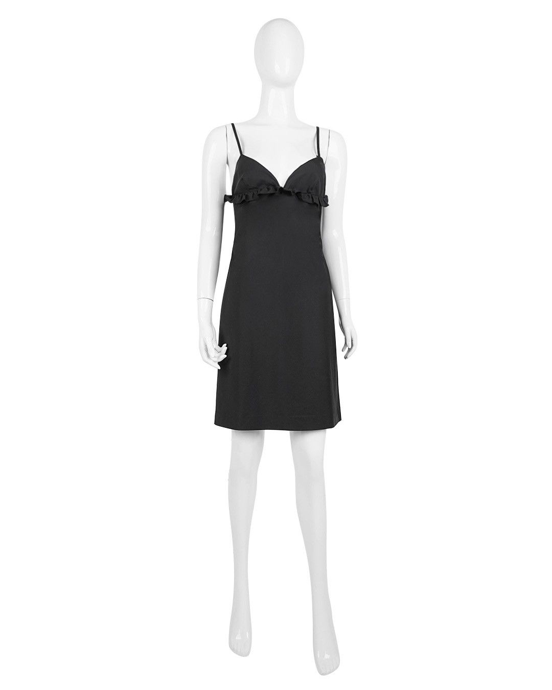 Miu Miu Miu Miu S/S1999 Ruffle Bust Dress Size M / US 6-8 / IT 42-44 - 1 Thumbnail
