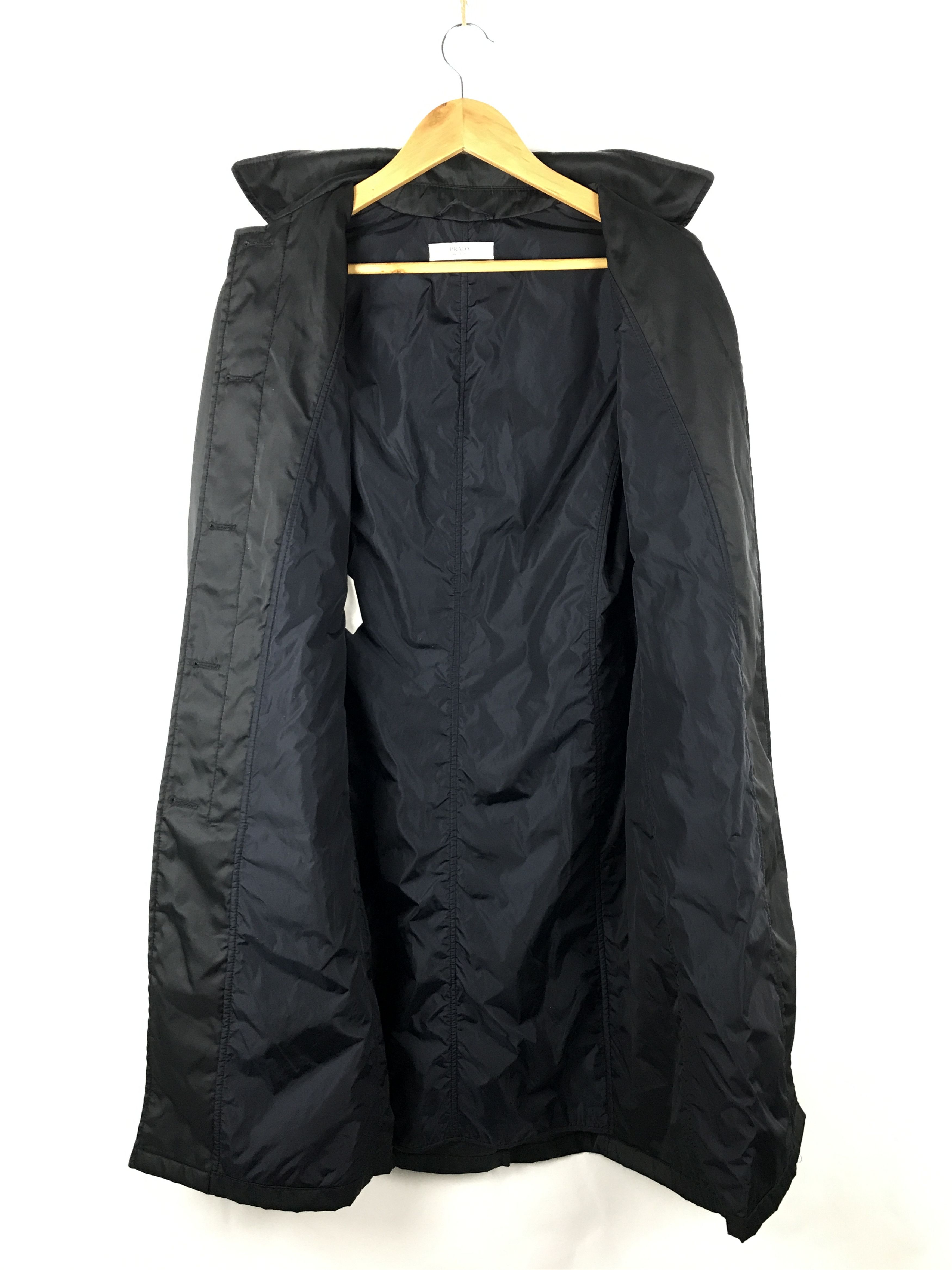 Prada Prada Nylon Long Jacket Trench coat Size US XXS / EU 40 - 4 Thumbnail