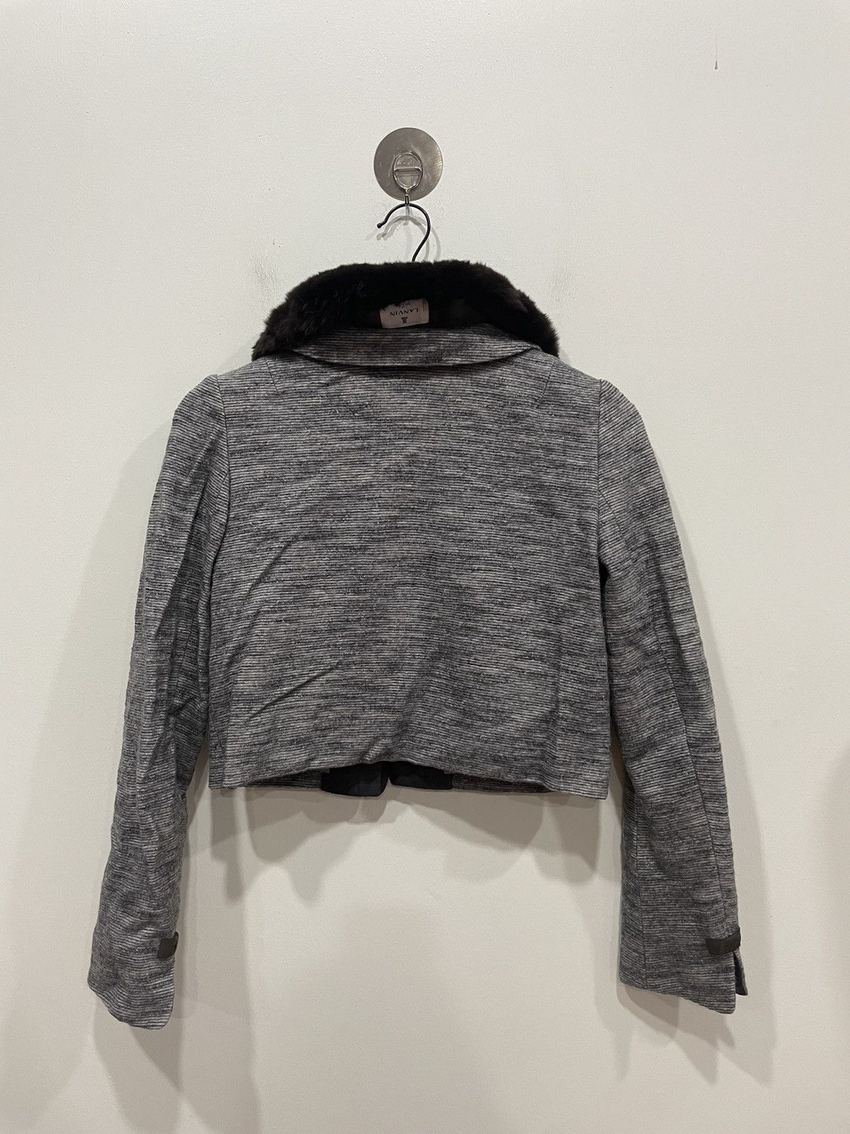 Lanvin Lanvin Jacket with Fur Neck Size XS / US 0-2 / IT 36-38 - 2 Thumbnail