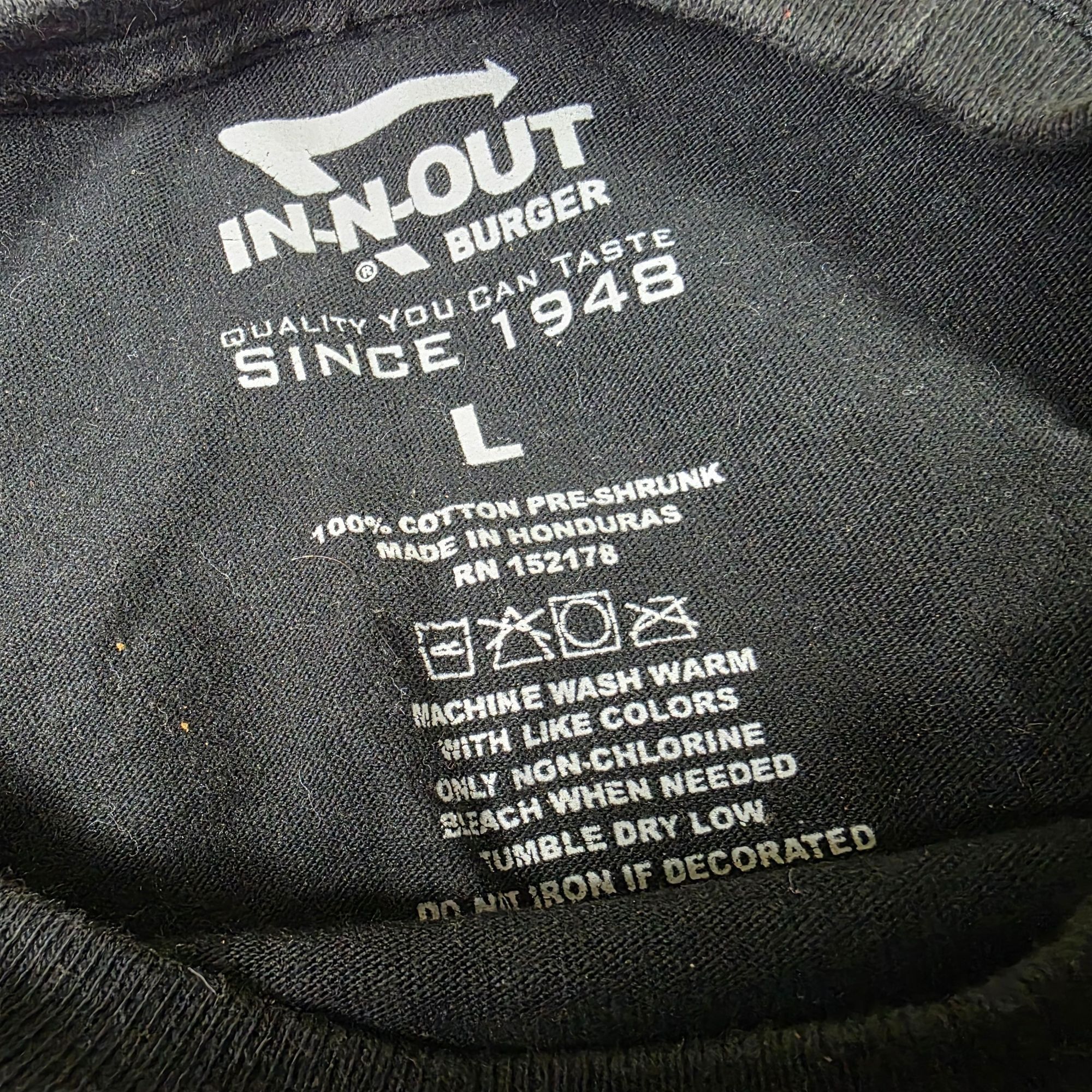 Other In-N-Out Burger T-Shirt Men Large Black Shirt California Sun Size US L / EU 52-54 / 3 - 5 Thumbnail