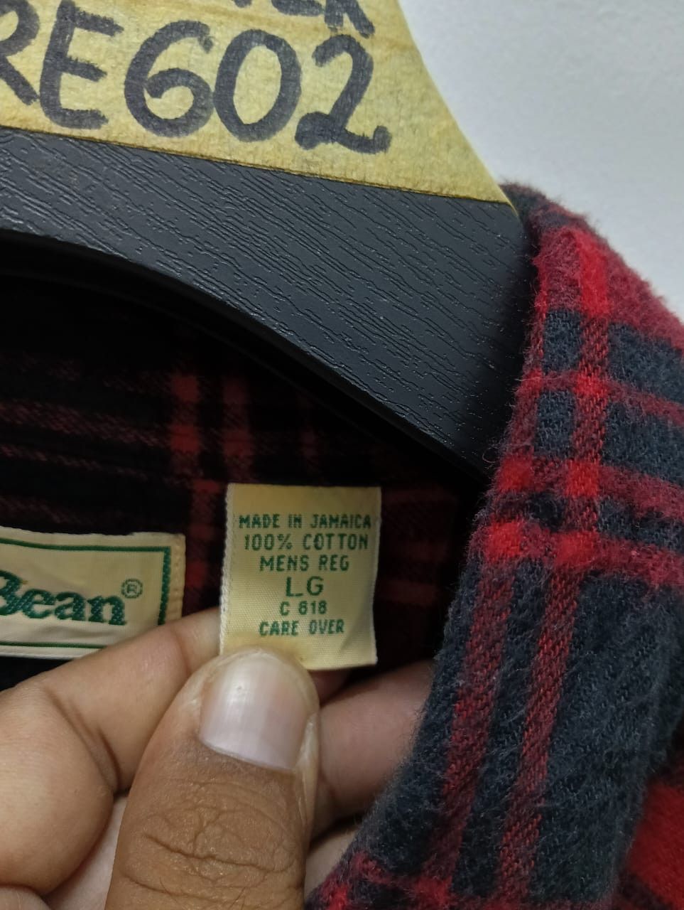 L.L. Bean 🔥Vintage 90s L.L.Bean Flannel Button Up Shirt Size US XL / EU 56 / 4 - 3 Thumbnail