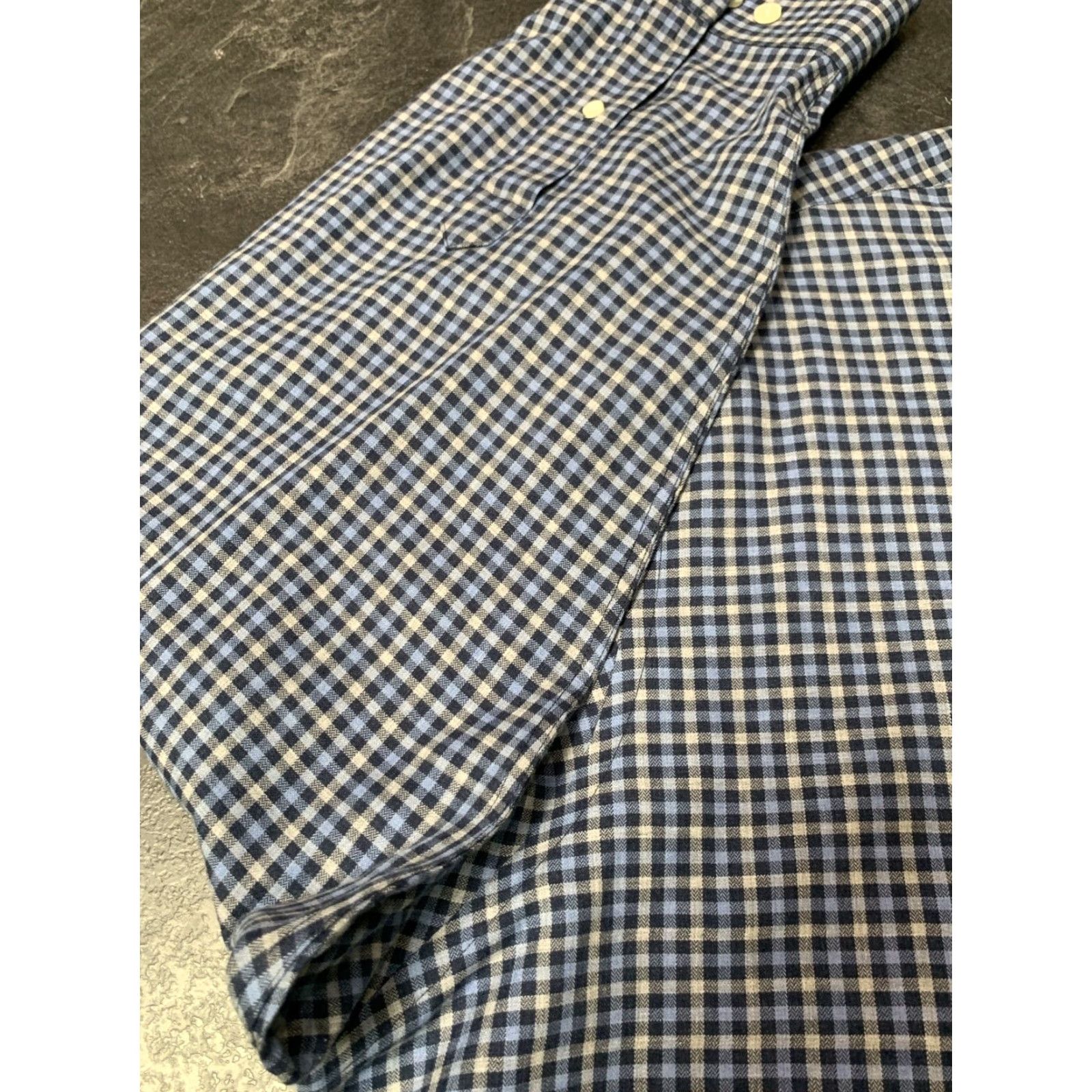 Brooks Brothers Brooks Brothers Regent Blue Plaid Dress Shirt Men XXL Long Sleeve Button-Down Collared 1818 Size US XXL / EU 58 / 5 - 3 Thumbnail