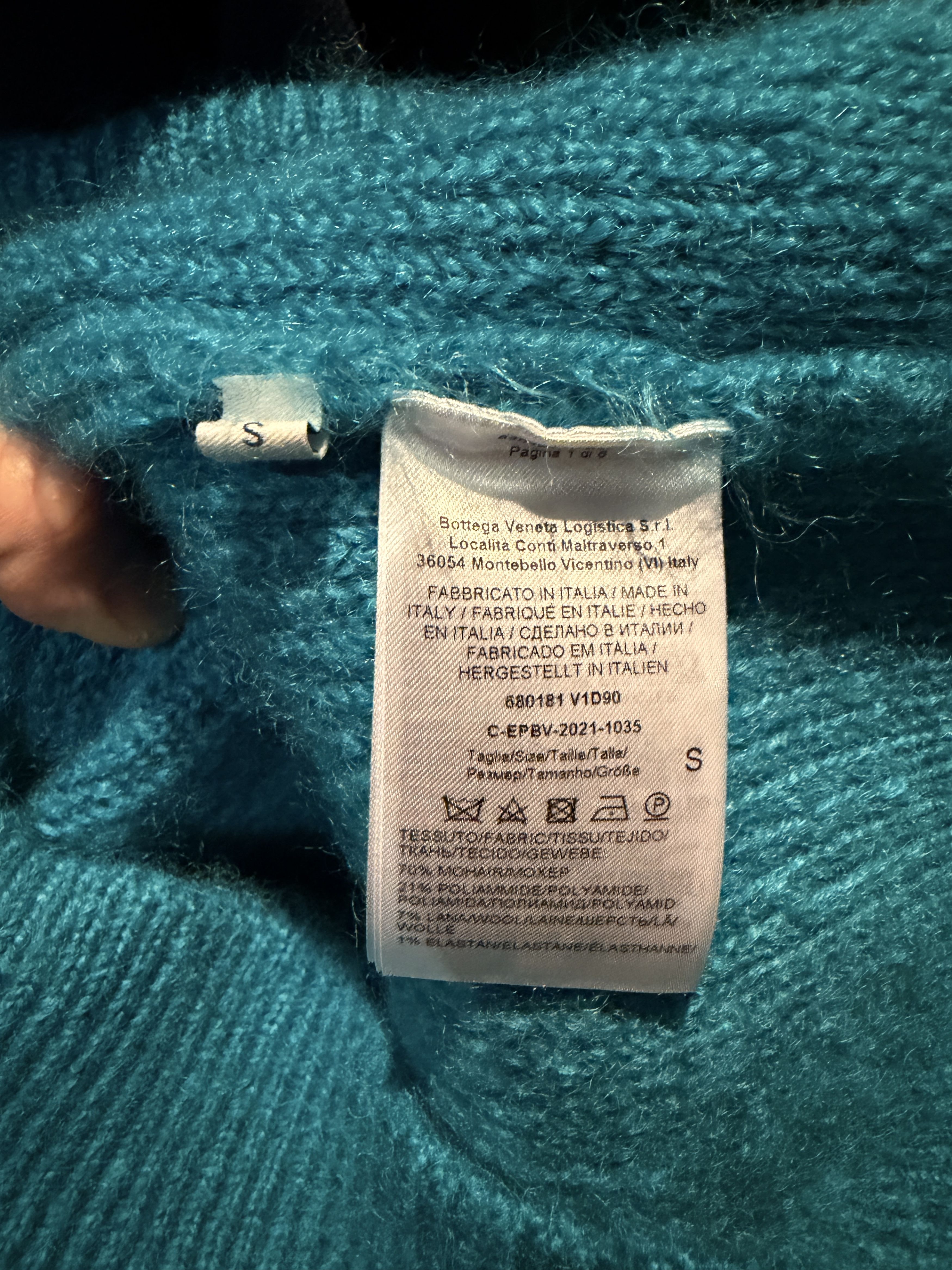 Bottega Veneta Bottega Veneta Ribbed Mohair-Blend Crewneck Knit Size US S / EU 44-46 / 1 - 5 Thumbnail