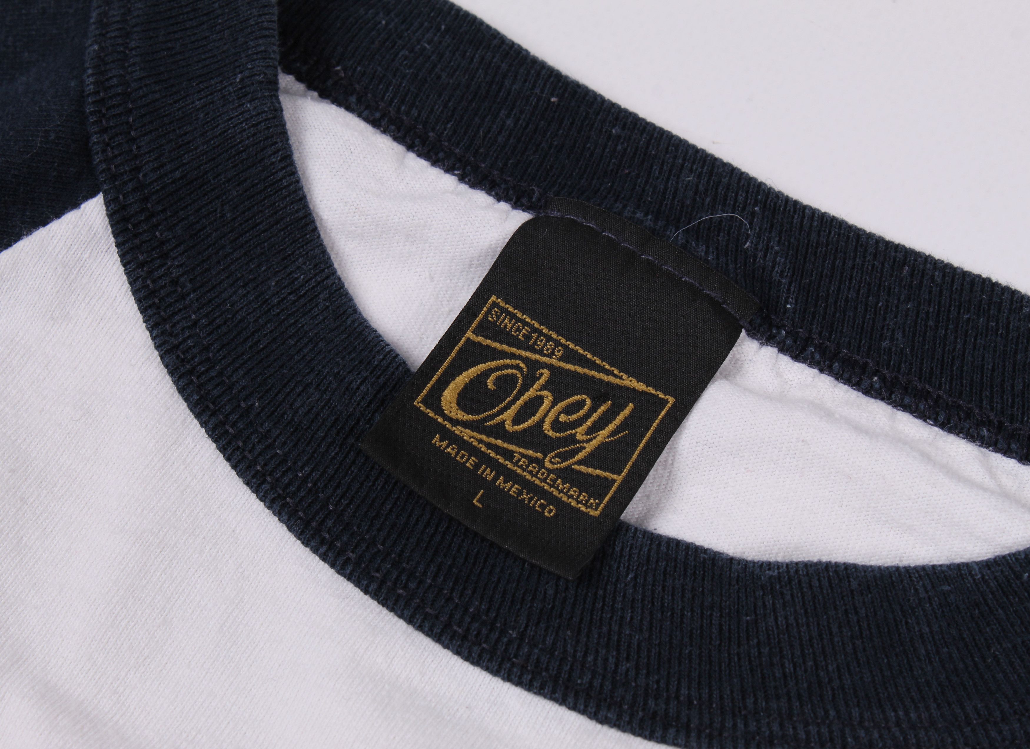 Obey × Vintage Vintage Obey Propaganda Skater Raglan T-shirt Size US M / EU 48-50 / 2 - 5 Thumbnail