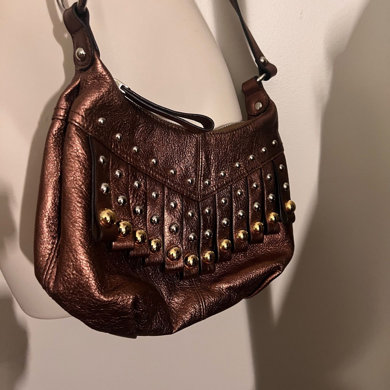 Other Bronze fringe bag by B. Maxowsky Size ONE SIZE - 1 Thumbnail