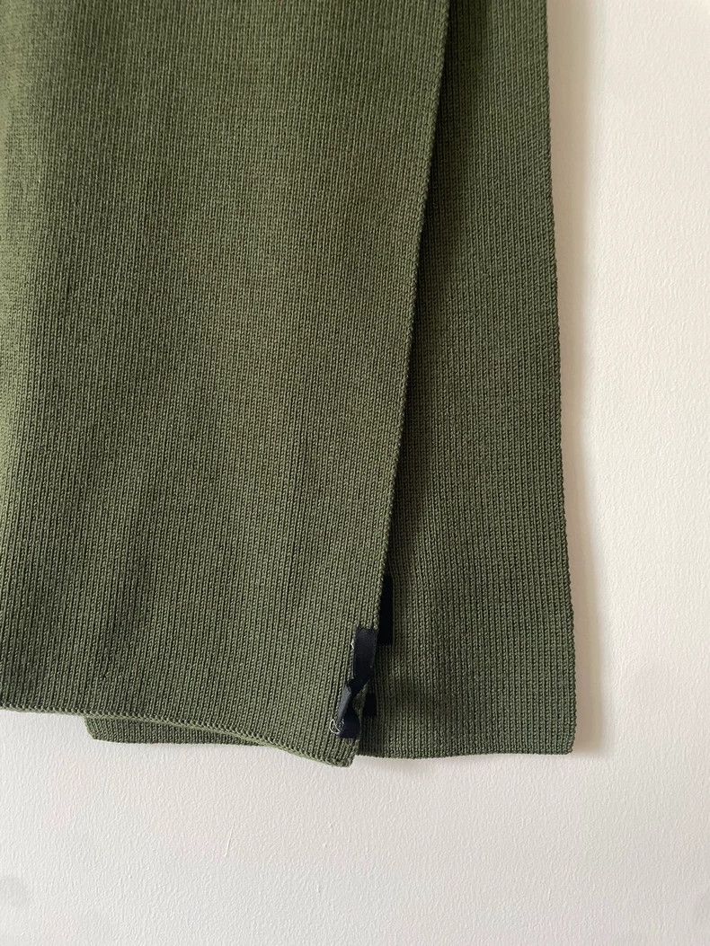 Helmut Lang Helmut Lang size 0SOlive Green Wool Scarf 2501-Nextarrow Size ONE SIZE - 2 Thumbnail