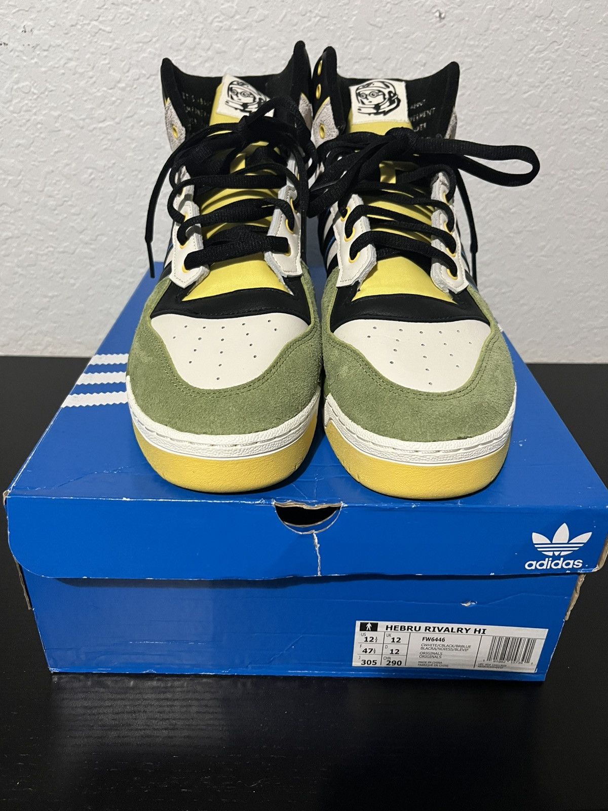 Adidas × Hebru Brantley Adidas Hebru Rivalry Hi Size US 12.5 / EU 45-46 - 3 Thumbnail