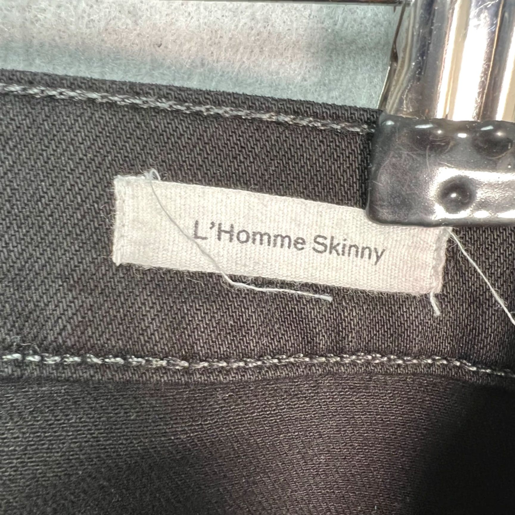 Frame Frame Womens Size 31 L'Homme Skinny Black Distressed Denim Jeans Size 24" / US 00 / IT 34 - 4 Thumbnail