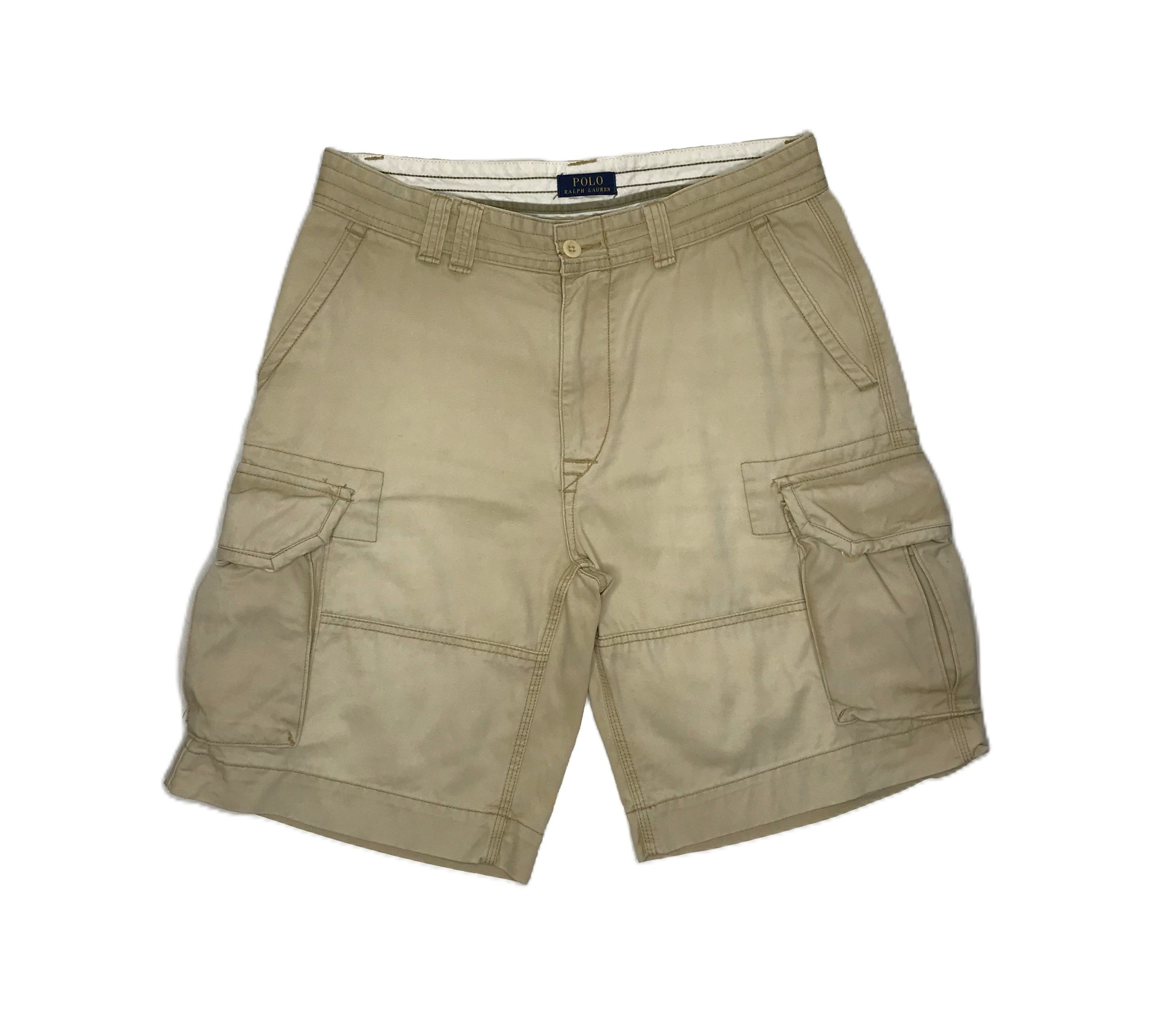 Polo Ralph Lauren Polo Ralph Lauren Cargo Shorts Mens Sz 33 Beige Size US 33 - 1 Thumbnail
