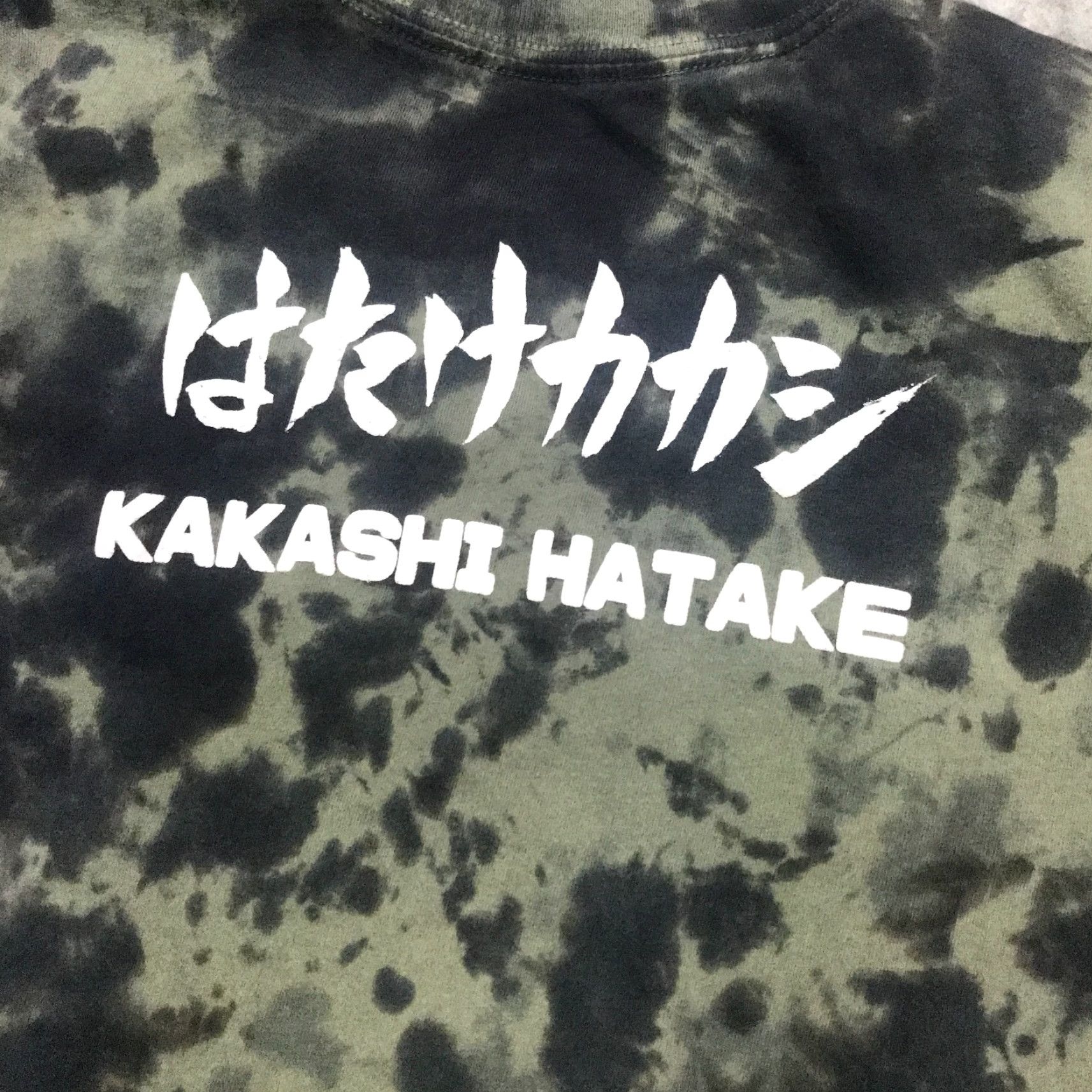 Vintage VINTAGE Naruto Kakashi Hatake Shirt Marvel Logo Short Sleeve Crew Neck Adult Extra Small Green Tie-Dye Graphic Print 90s Theme Mens Size US M / EU 48-50 / 2 - 6 Thumbnail