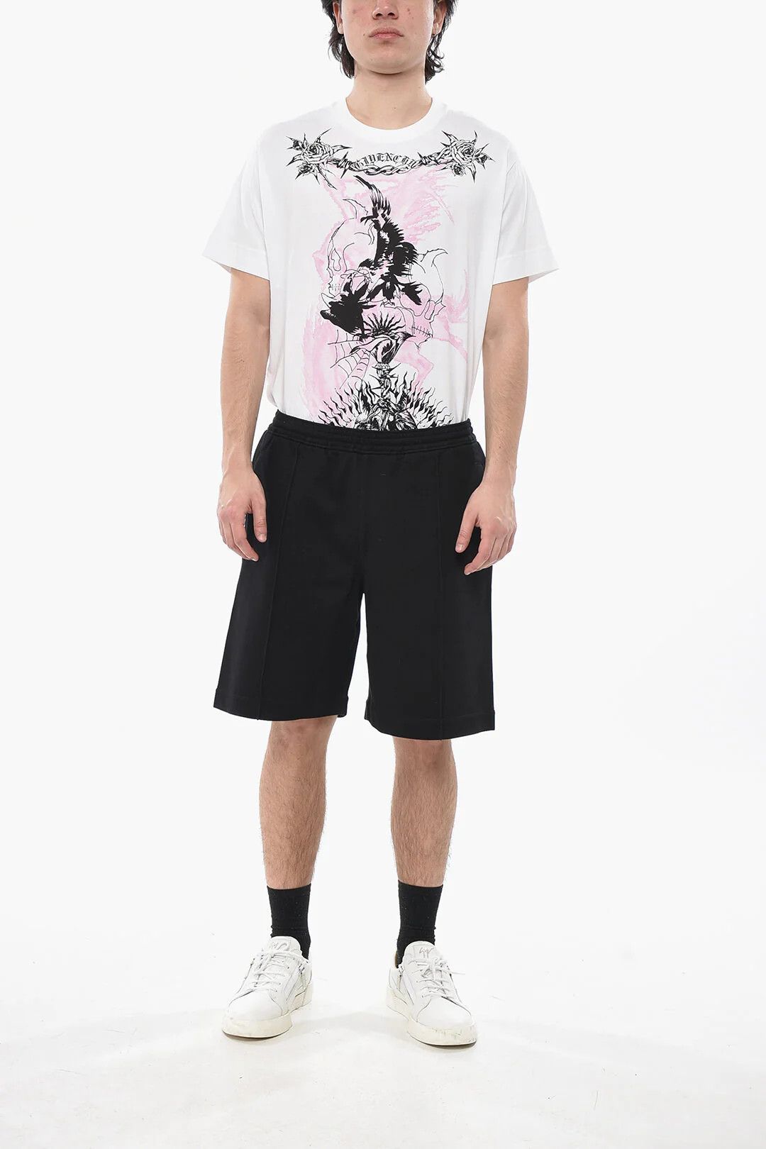Givenchy og1mm0326 Cotton-Blend Short in Black Size US 36 / EU 52 - 4 Thumbnail