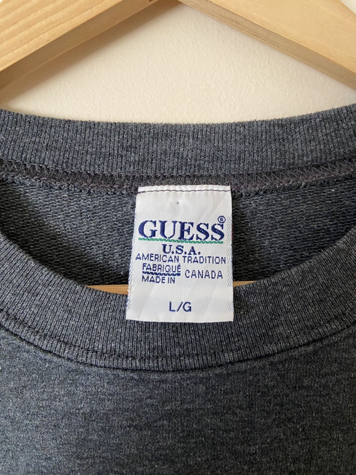 Guess × Vintage Vintage Guess USA Longsleeve Made in Canada Size US M / EU 48-50 / 2 - 3 Thumbnail