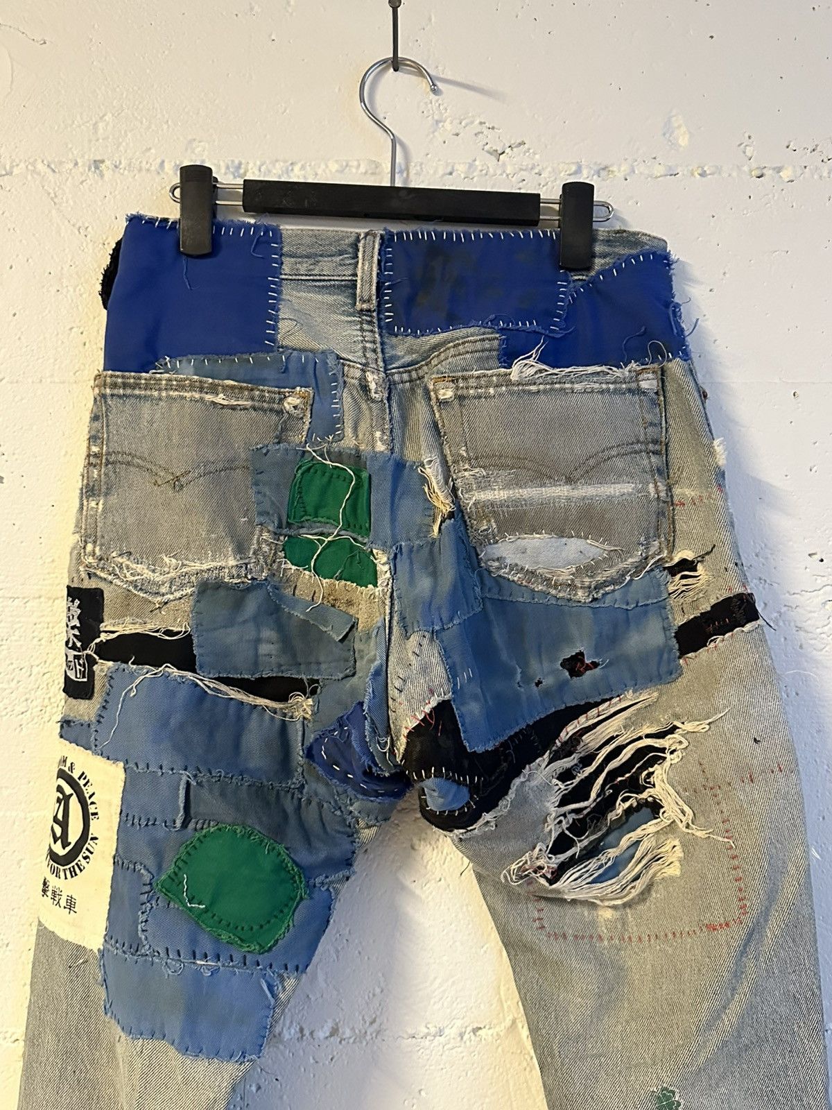 Blackmeans THRASHED JAPANESE CRUST DENIM LEVI’S Size US 29 - 6 Thumbnail