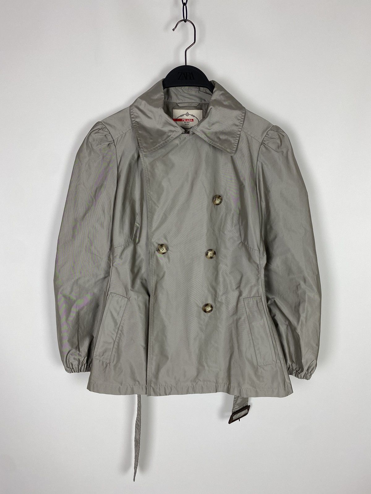 Prada F/W 2010 Prada Milano Double Breasted Lightweight Short Coat Size S / US 4 / IT 40 - 10 Thumbnail
