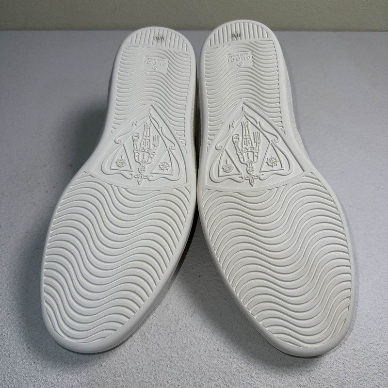 Gucci Gucci Ace Leather Stripe Low-Top Sneakers - Size US 10 / EU 43 - 4 Thumbnail