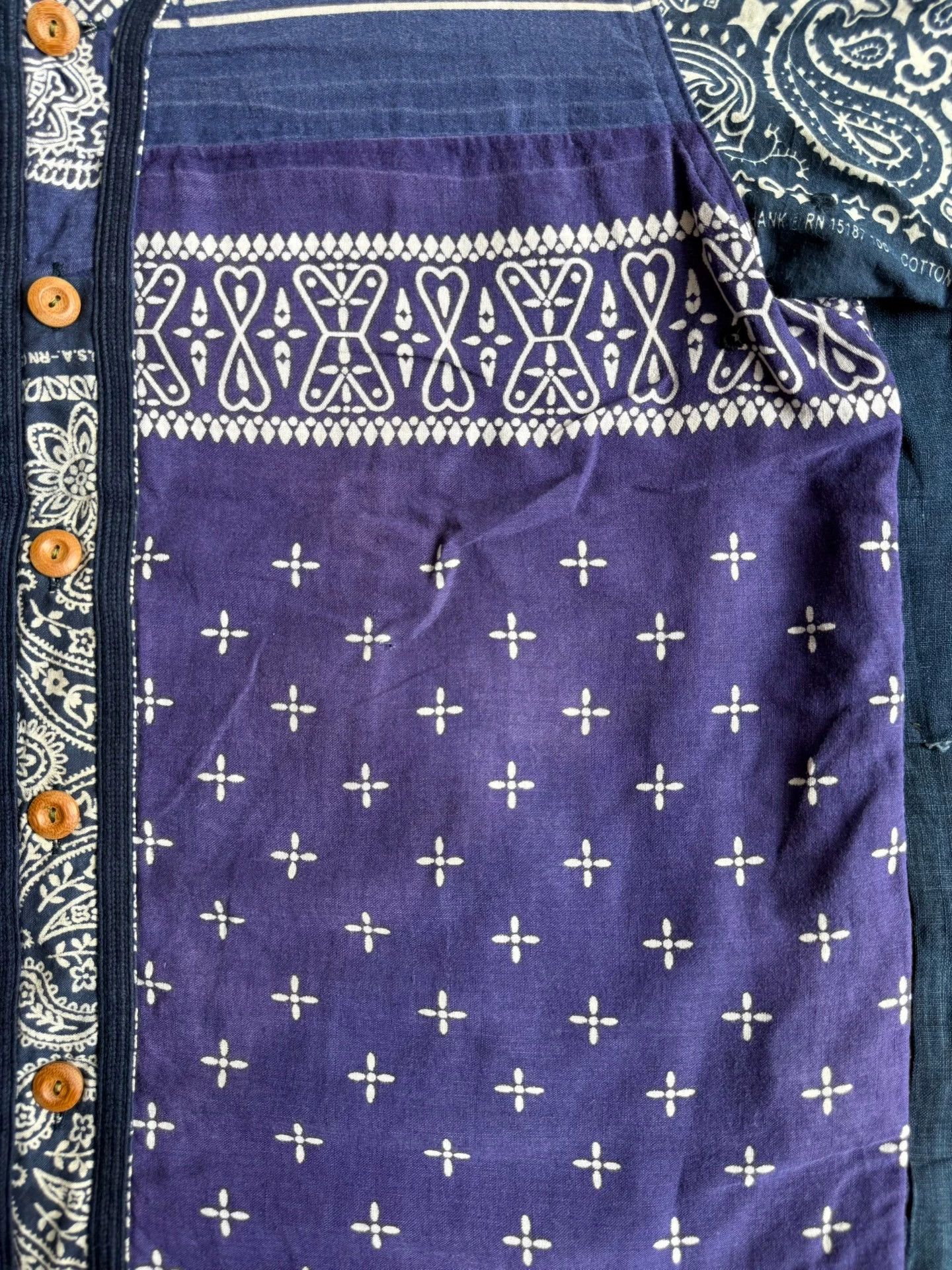 Visvim VISVIM 18AW ICT Bandana Dugout Shirt S/S Orange 2 Size US M / EU 48-50 / 2 - 6 Thumbnail