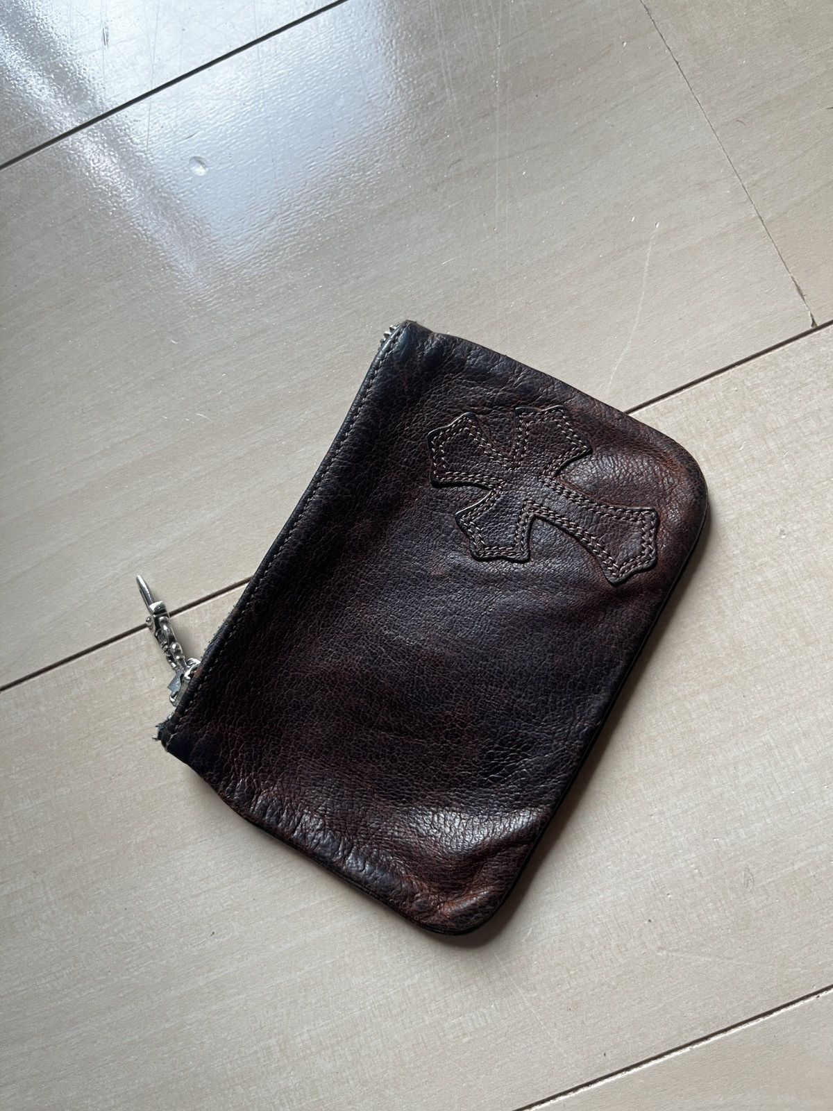 Chrome Hearts CHROME HEARTS Wallet Zip Tiny Coin Case | Grailed