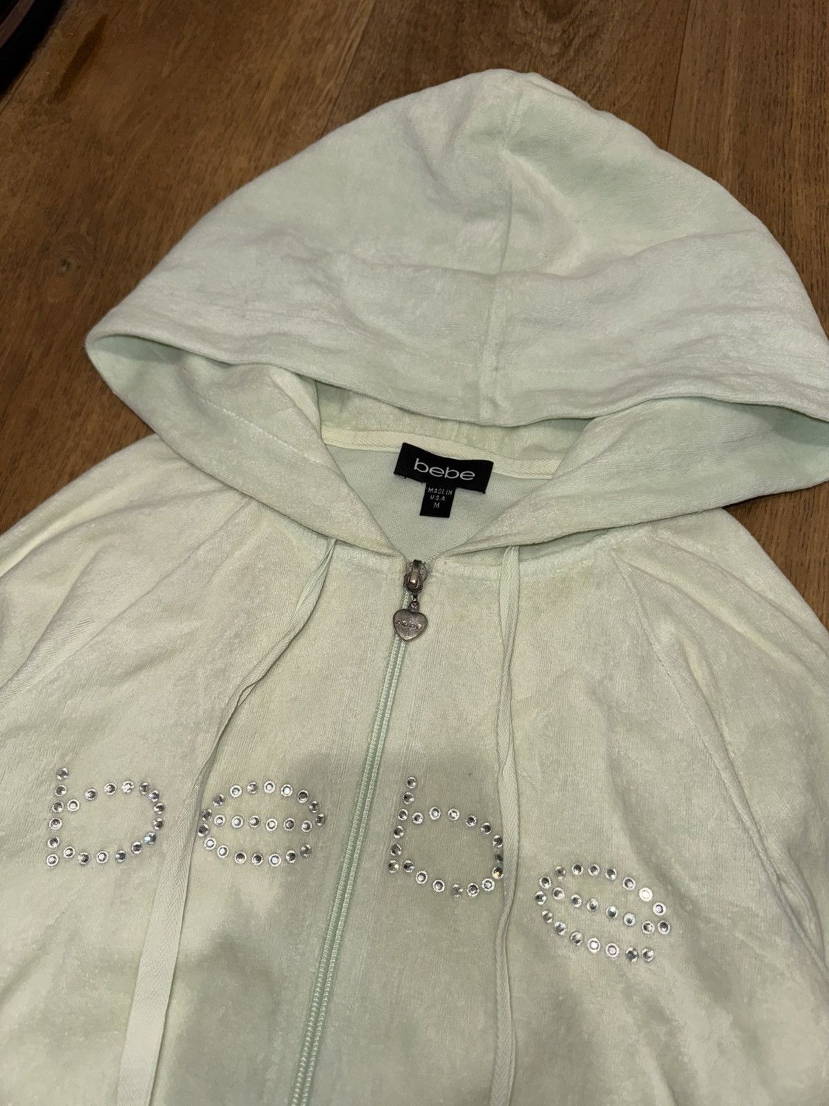 Bebe VINTAGE BEBE VELOUR 2000s TRACKSUIT SUIT Size M / US 6-8 / IT 42-44 - 8 Thumbnail