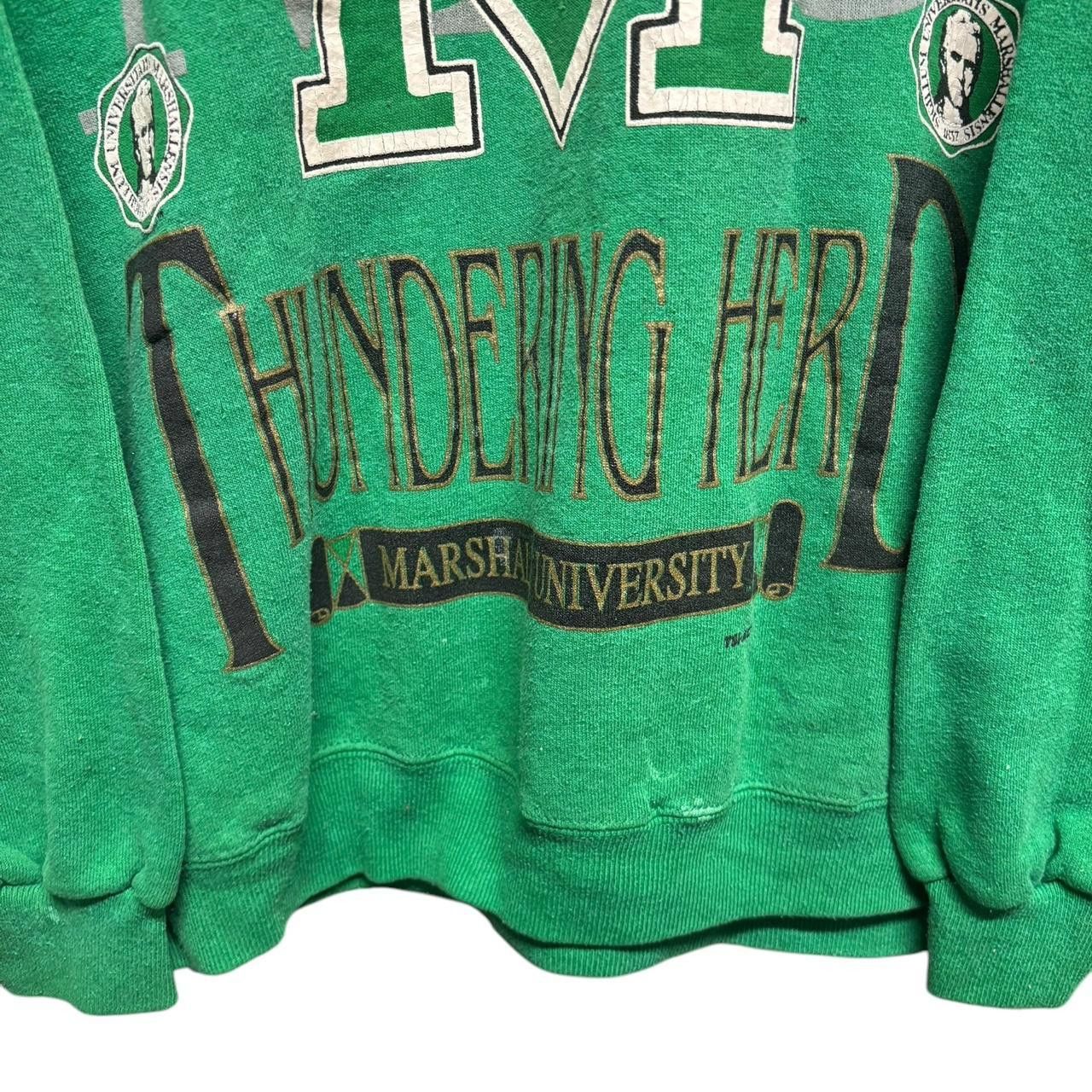Vintage Vintage Marshall Thundering Herd sweatshirt size: L Size US M / EU 48-50 / 2 - 3 Thumbnail