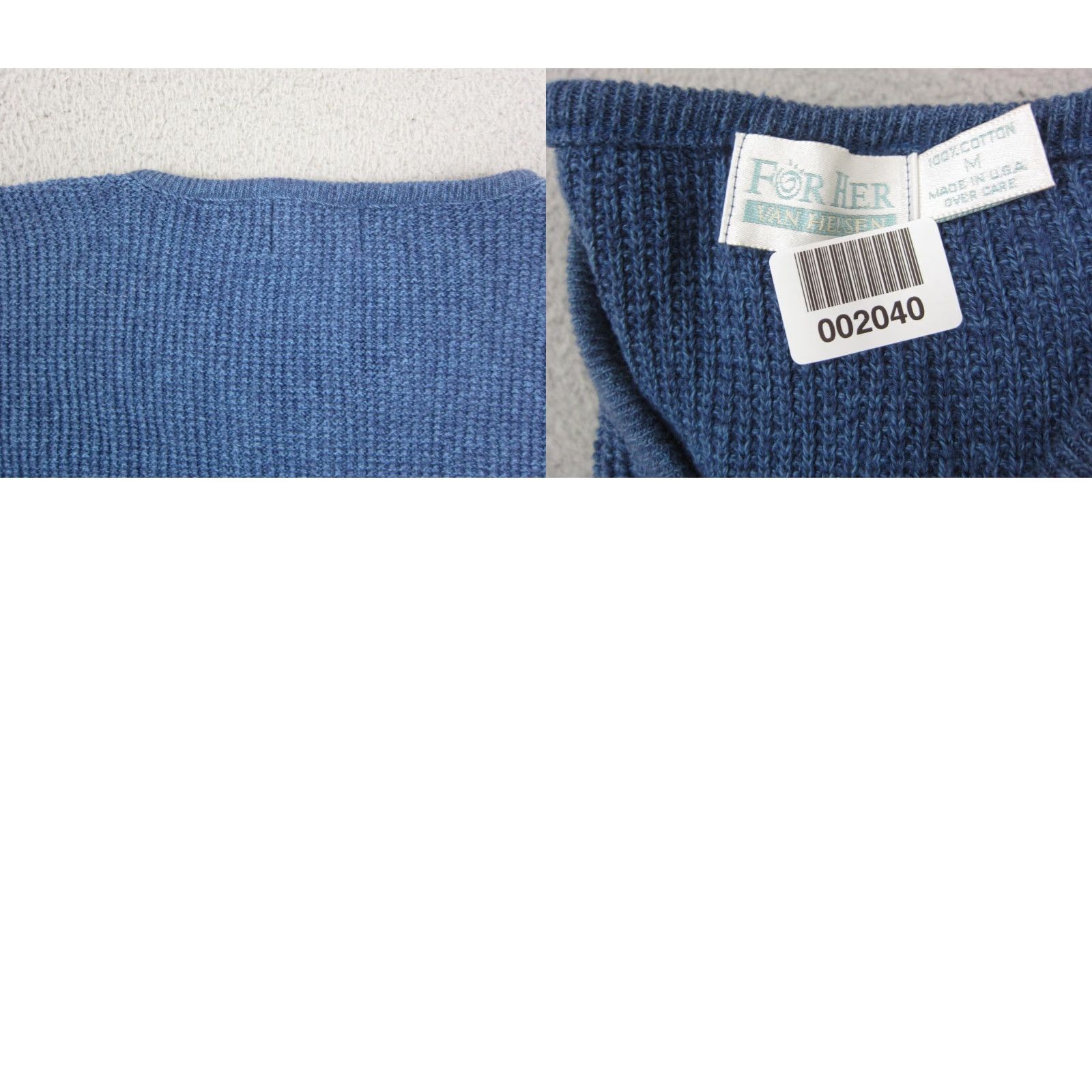 Van Heusen VINTAGE Van Heusen Sweater Womens M Blue Knit Crew Neck Pullover 80s 90s Casual City All Seasons Mens? No gender: end with Womens Size M / US 6-8 / IT 42-44 - 8 Thumbnail