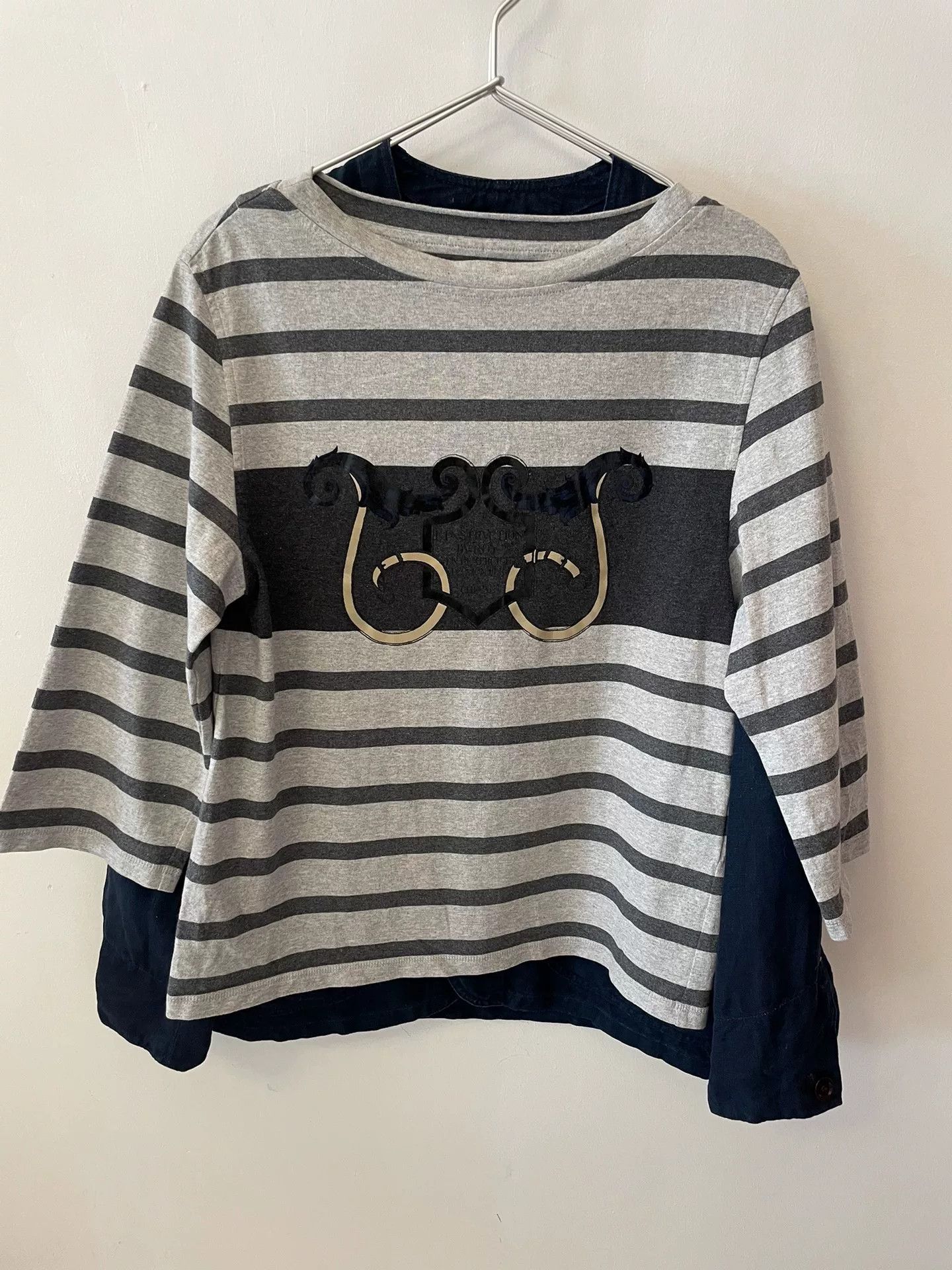Hermes Hermes Striped T-Shirt Top Size US M / EU 48-50 / 2 - 1 Thumbnail