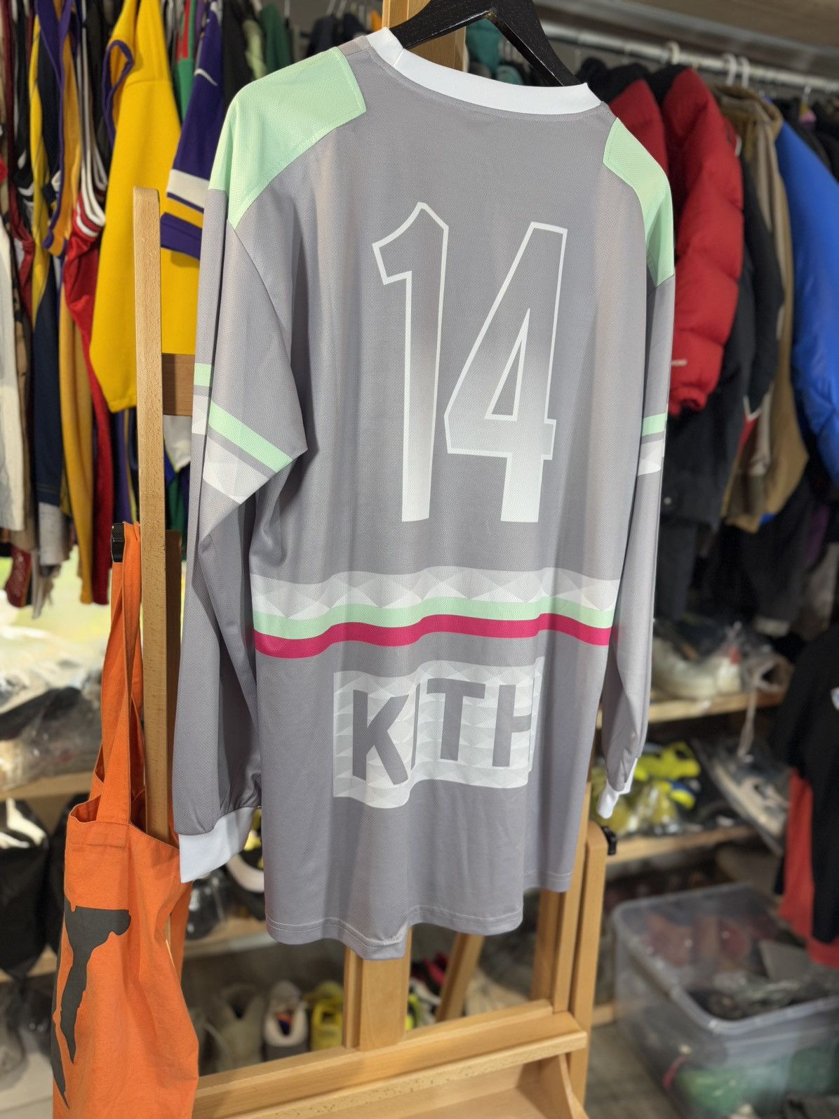 Kith × Ronnie Fieg KITH 2014 World Cup Rare Goalie Jersey +NEW+ Large Size US L / EU 52-54 / 3 - 9 Thumbnail