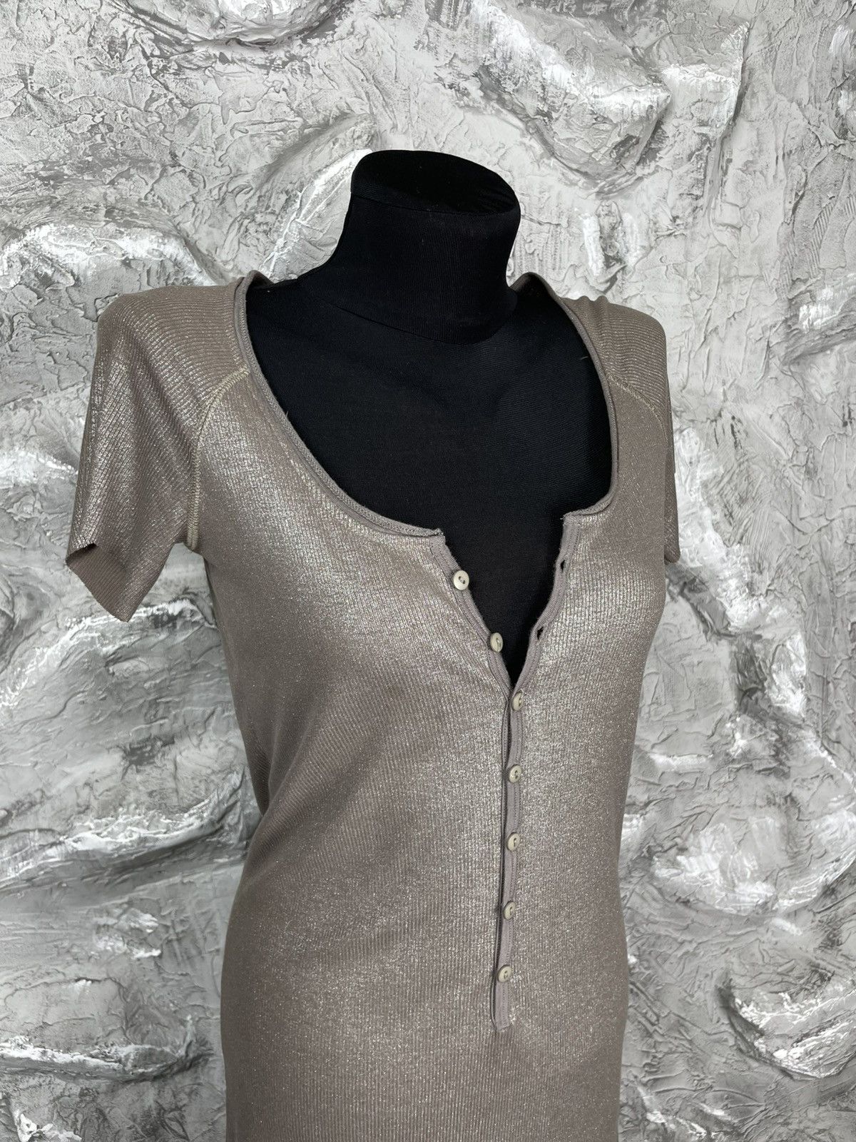 Japanese Brand × Le Grande Bleu (L.G.B.) L.G.B Glamour Shiny Blouse Dress Japanese Archive Y2K Size S / US 4 / IT 40 - 9 Thumbnail