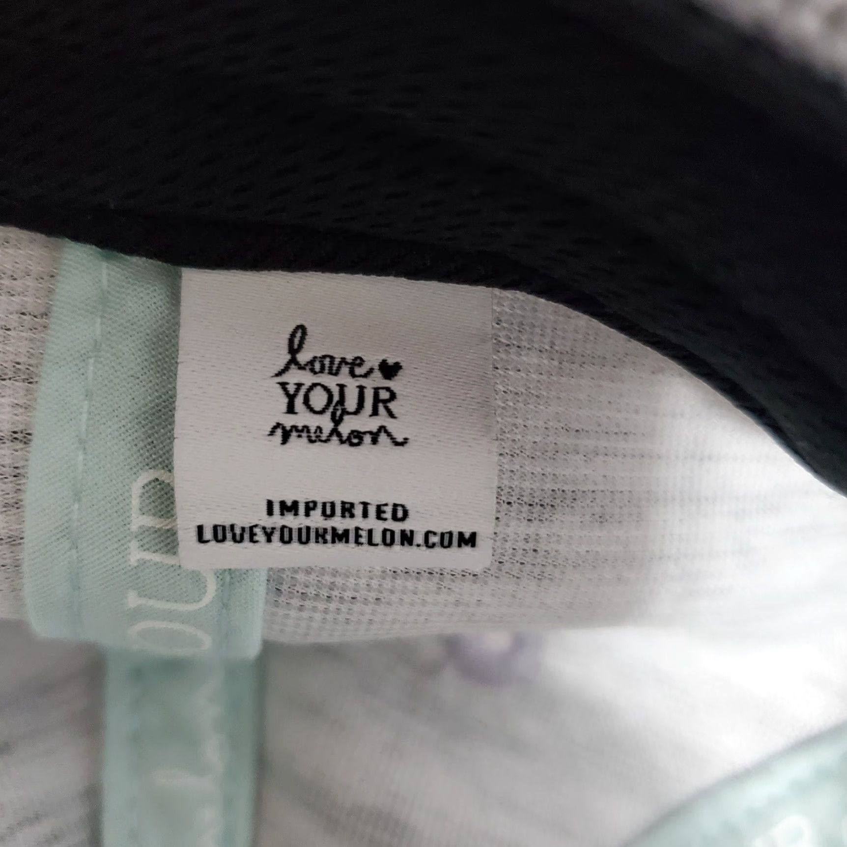 Vintage Love Your Melon Knit Hero Cap Light Gray Baseball Hat Strap Back Patch Logo Size ONE SIZE - 7 Thumbnail