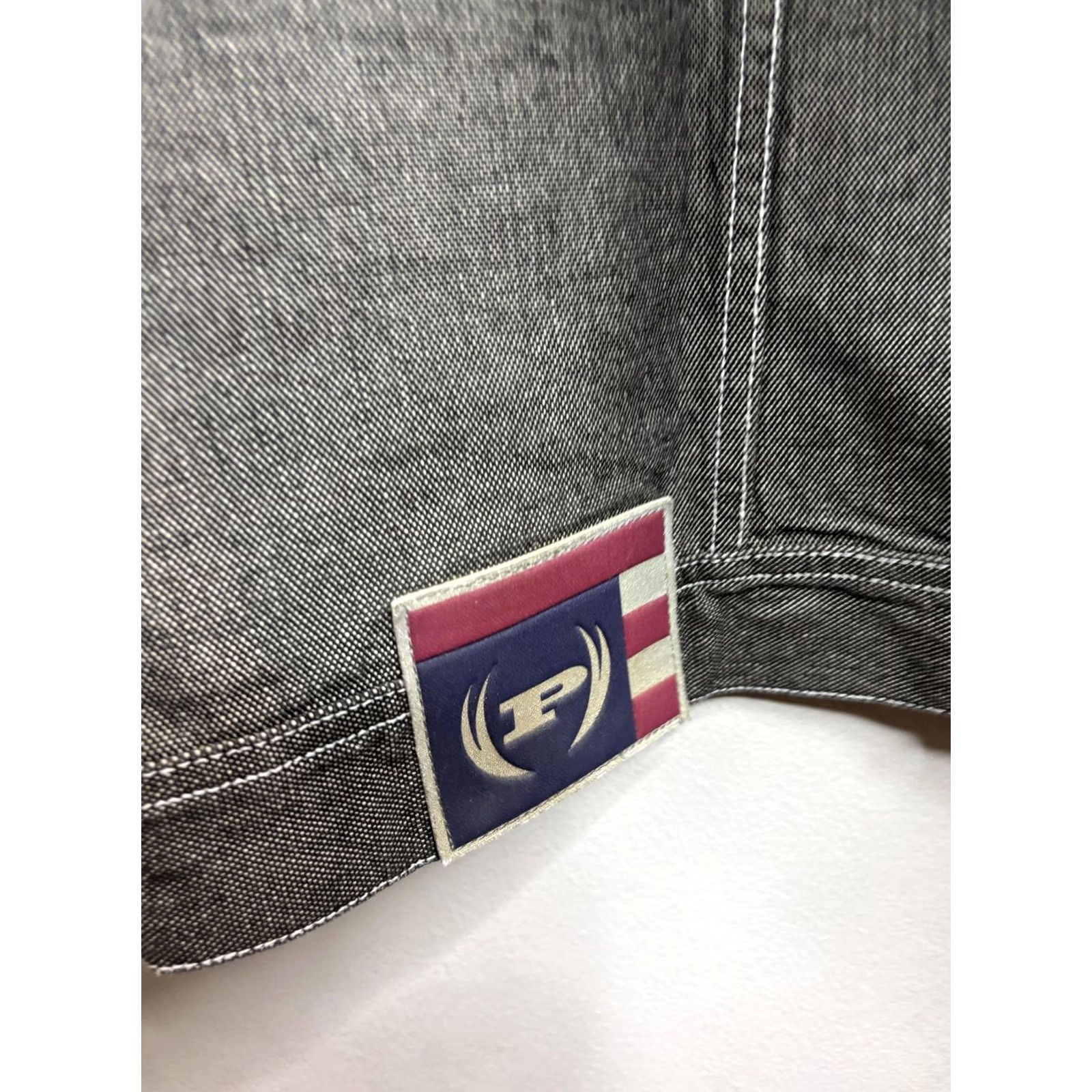 Phat Farm Phatfarm Denim Jacket Mens 3XL Gray Contrast Stitch Trucker Embroidered Logo Jacket Mens 3XL Gray Denim Embroidered Logo Size US XXL / EU 58 / 5 - 6 Thumbnail