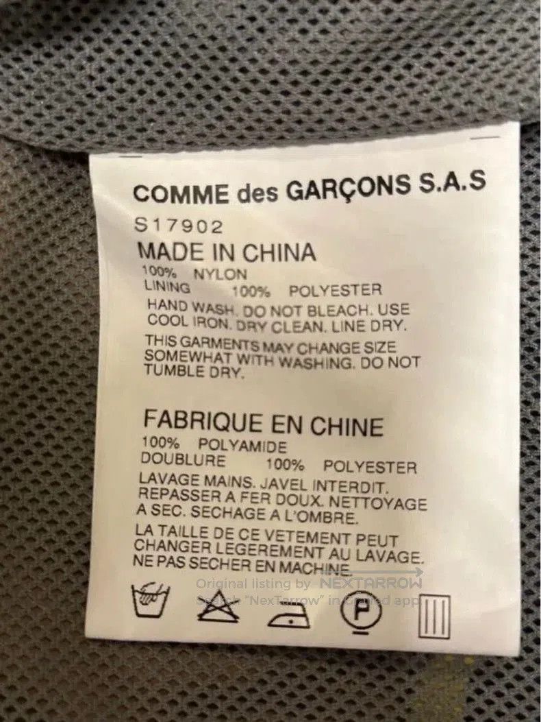 Comme des Garcons Vintage Comme des Garcons Windproof Jacket. Size US S / EU 44-46 / 1 - 4 Thumbnail