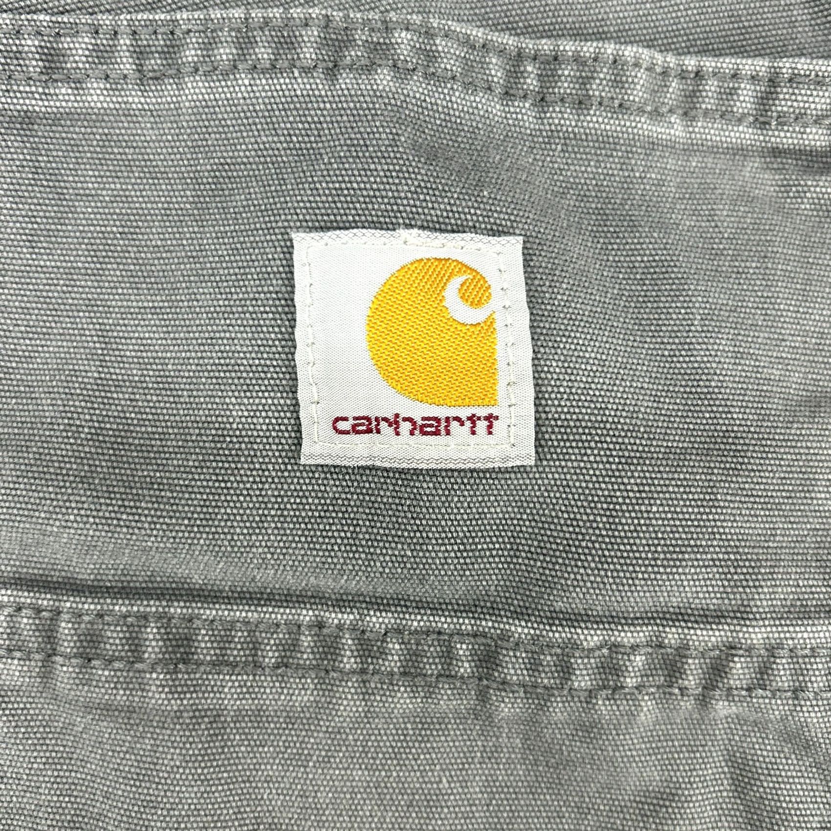 Carhartt Carhartt Pants Mens 34x30 Gray Carpenter Relaxed Canvas Workwear Straight 5-Pocket Clothing Men Regular Jeans Trousers Weather Outdoor Rugged Flex Size US 34 / EU 50 - 3 Thumbnail
