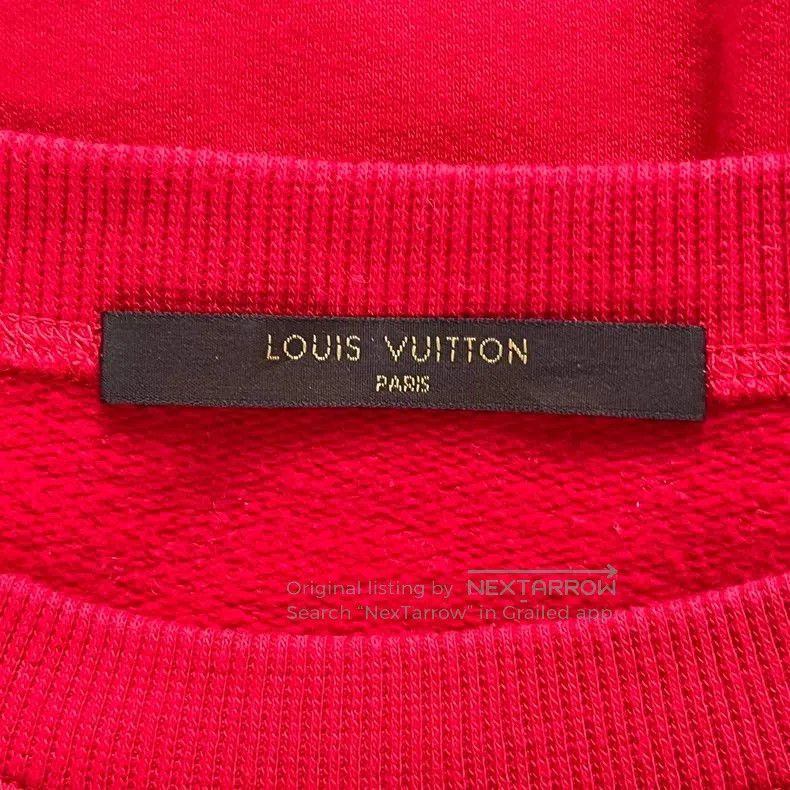 Louis Vuitton Louis Vuitton x Supreme Red Sweatshirt L . Size US L / EU 52-54 / 3 - 6 Thumbnail