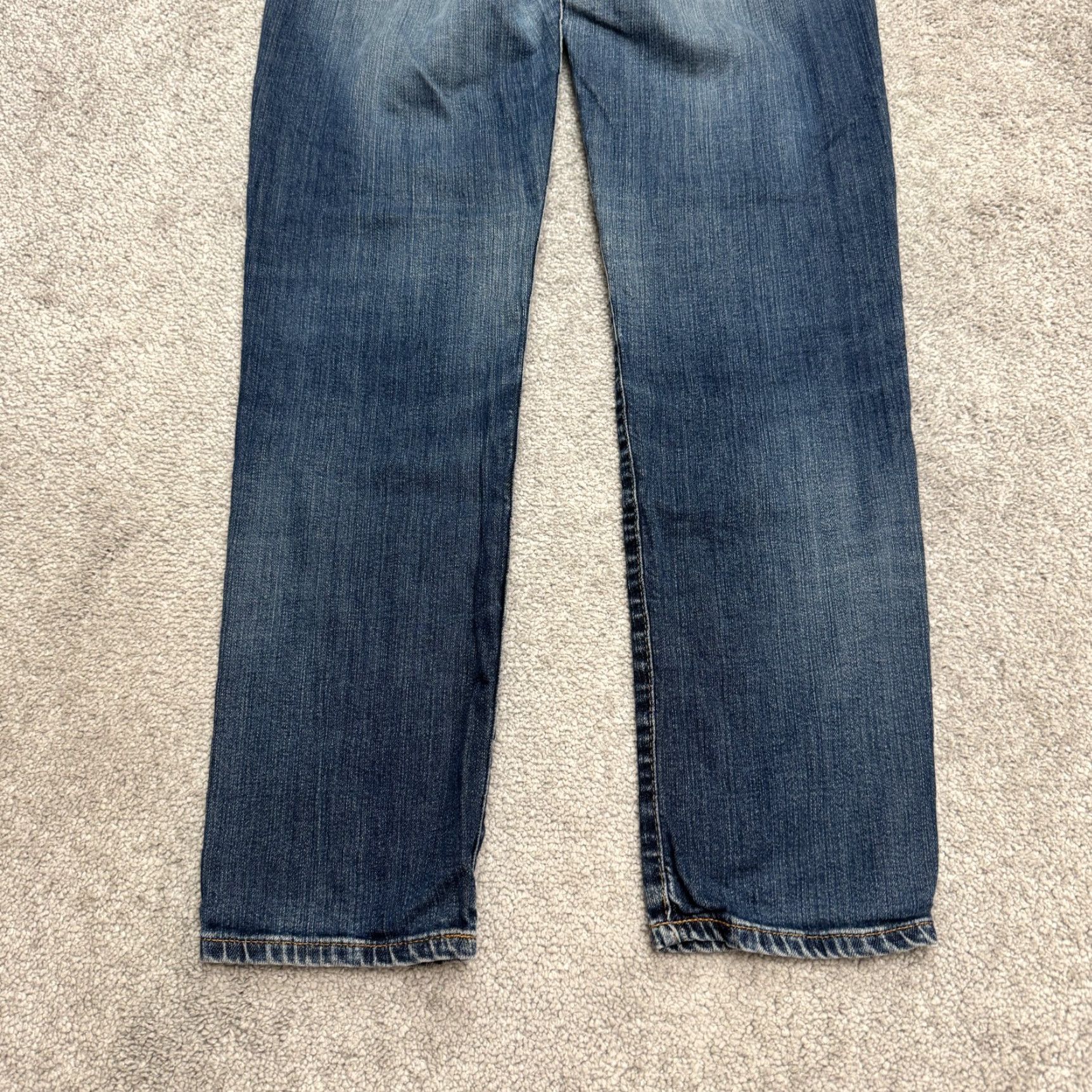Denime VINTAGE AG Adriano Goldschmied The Stilt Cigarette Denim Jeans Womens 29R Blue Stretch Size 29" - 4 Thumbnail