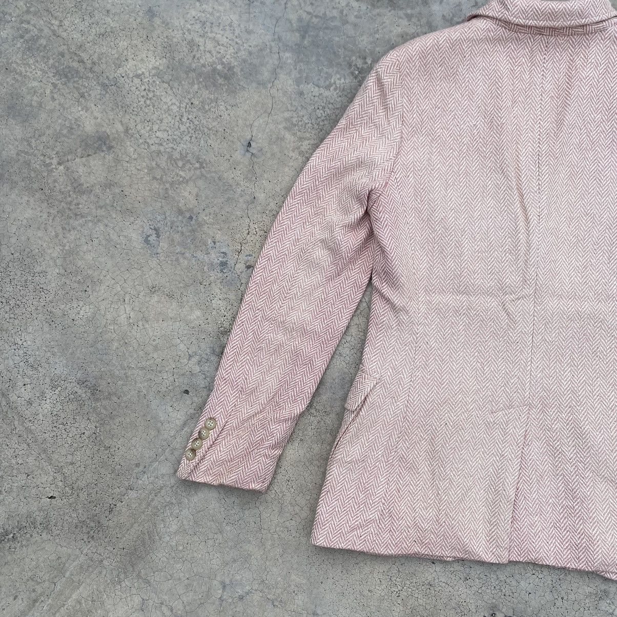 Polo Ralph Lauren Ralph Lauren Pink Herringbone Blazer-2017 Release Size S / US 4 / IT 40 - 10 Thumbnail
